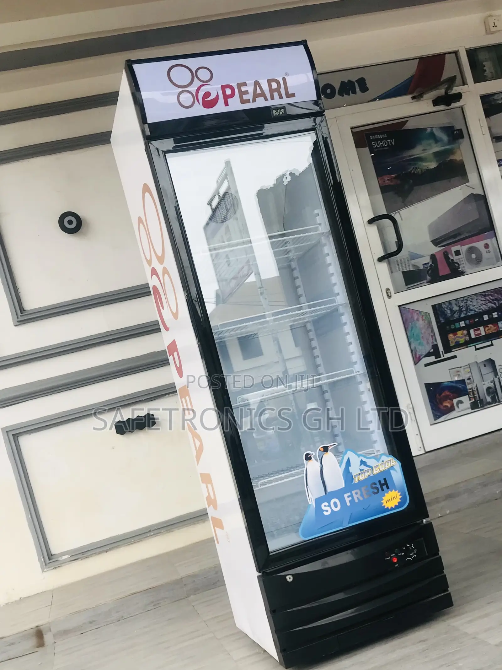 Original PVC 352 Pearl 1 Door 300L Display Glass
