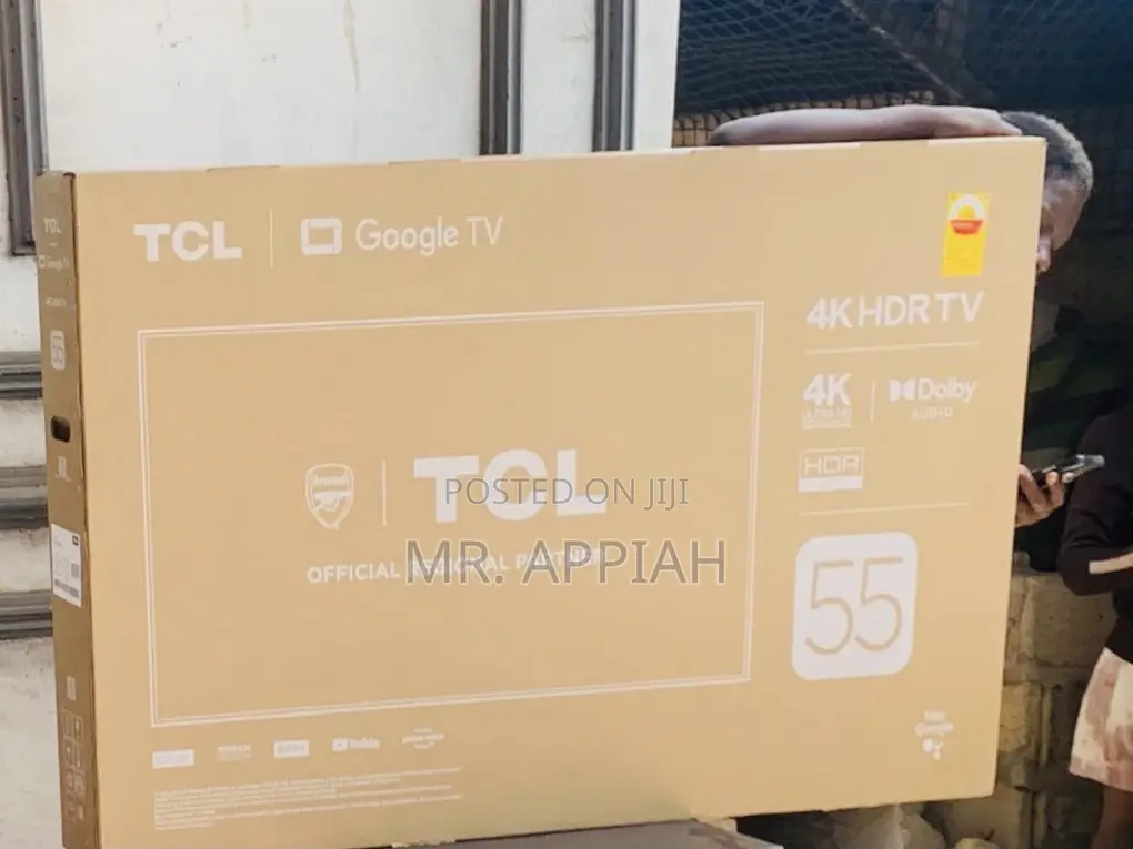 Durable TCL 55p635 55 Inch Uhd Smart Frameless Tv.