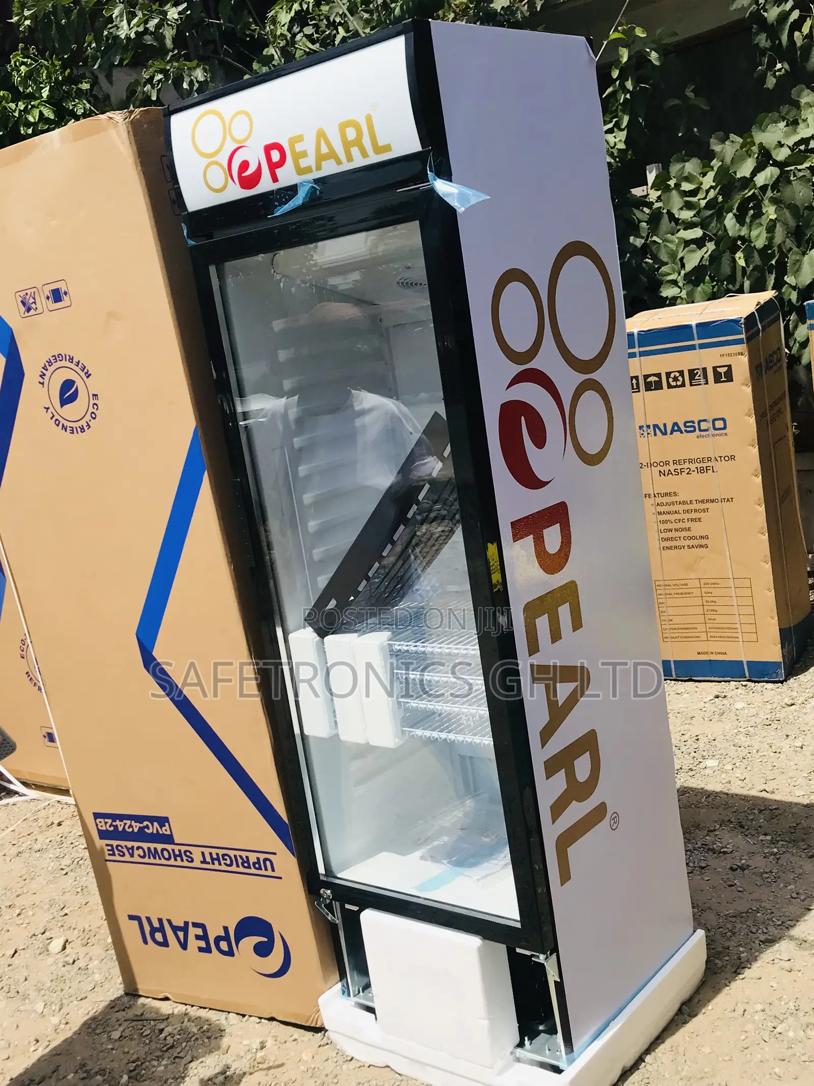 Get Best Display 1 Door Glass PVC-316 238L Pearl