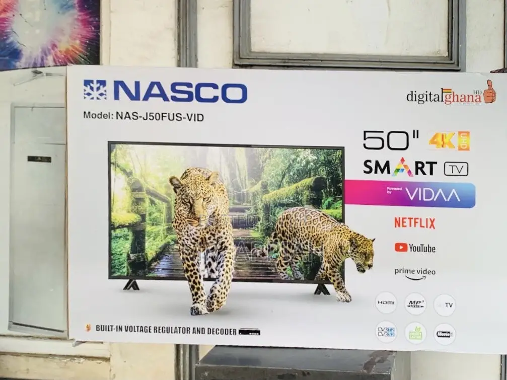 Order Classic Nasco 50 Inch Uhd Smart Electric Tv.