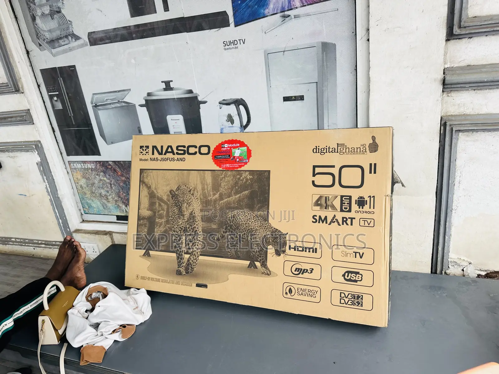Brilliant Display Uhd Smart Nasco 50”Television