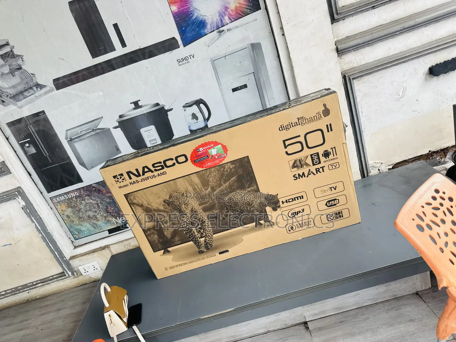 50”Fhd Satellite Nasco Smart Television