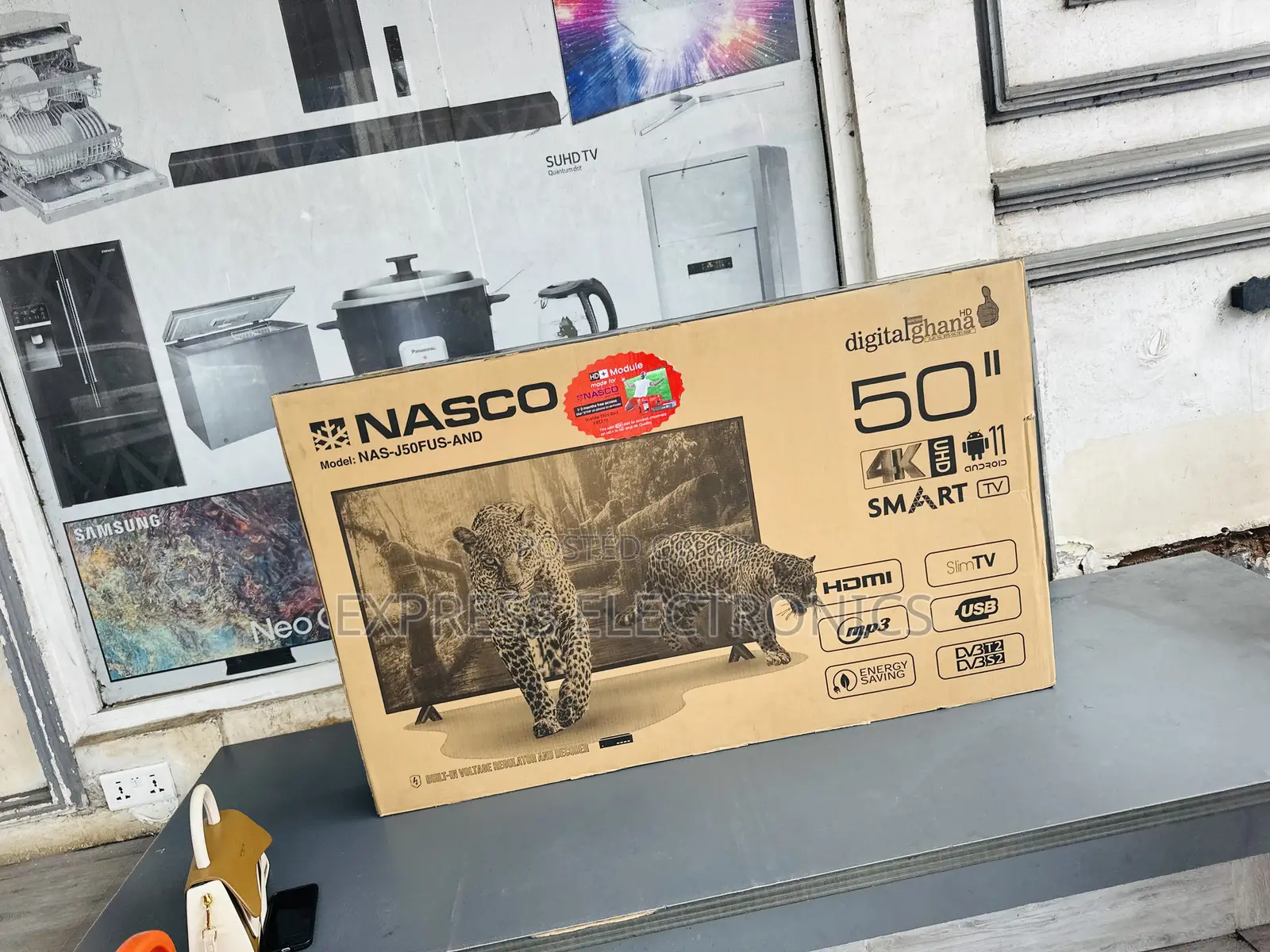 50”Fhd Satellite Nasco Smart Television