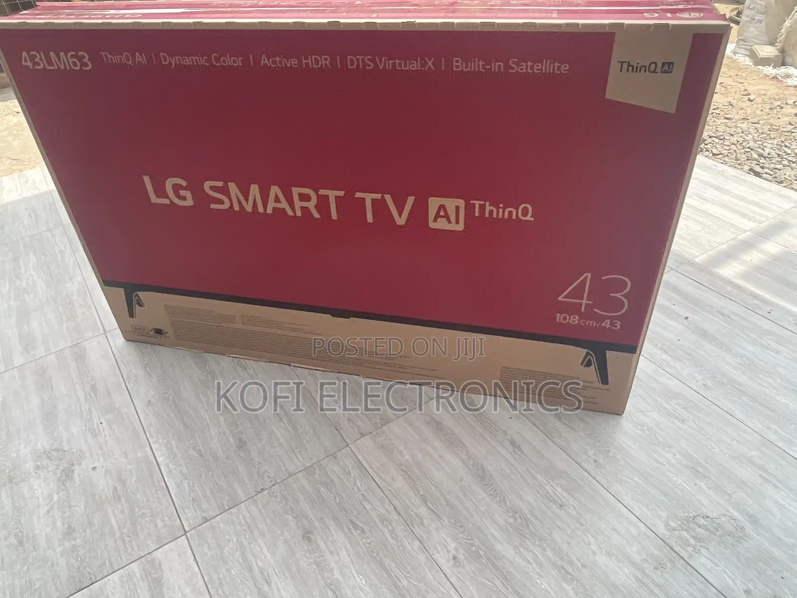 Ai Thinq LG 43′′ Full HDR Smart LED TV 43lm6370pva