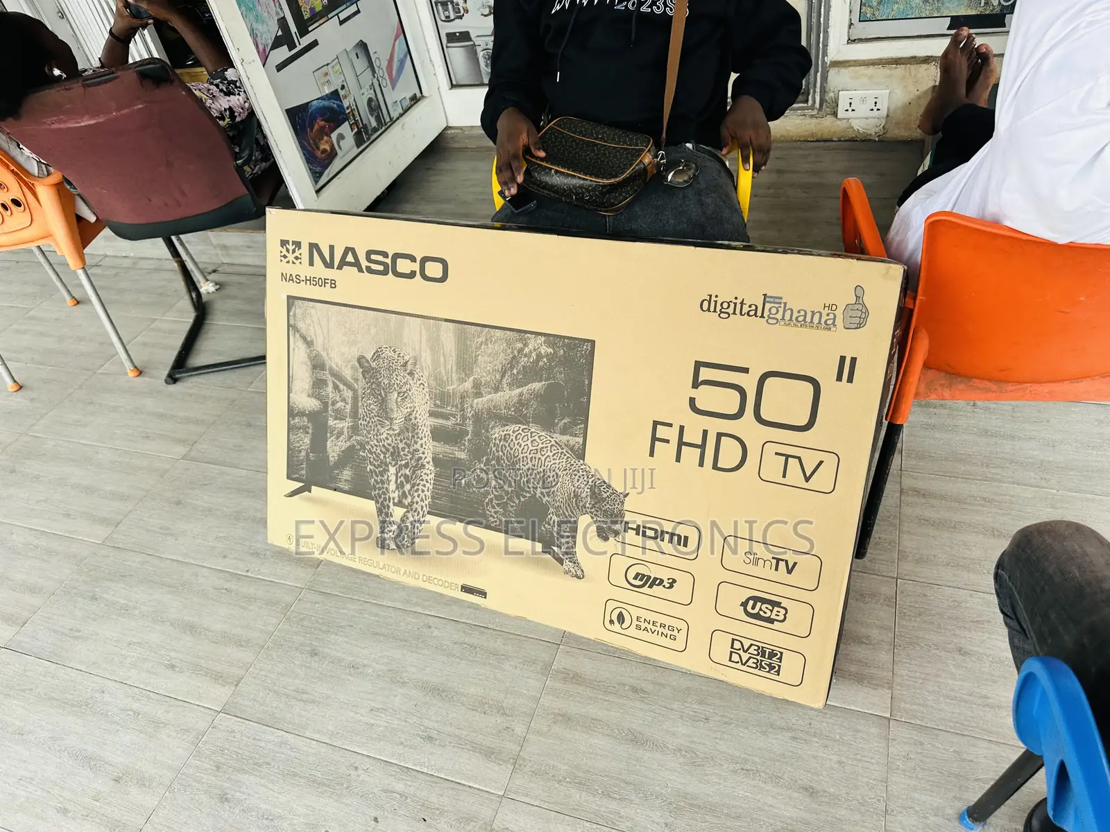 Nasco Clear Display FHD Satellite 50”Television
