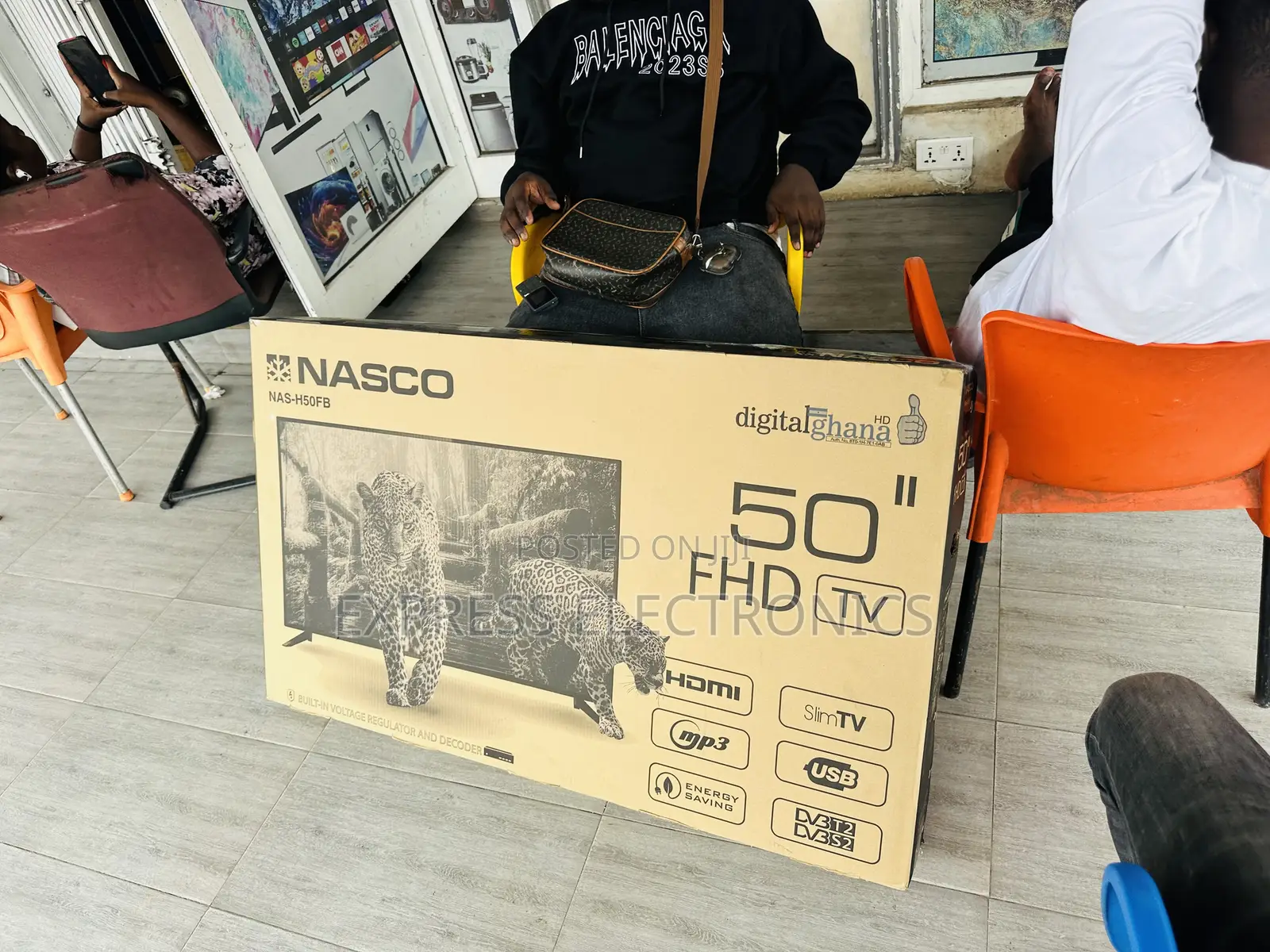 Call and Order for Nasco 50” Satellite Television