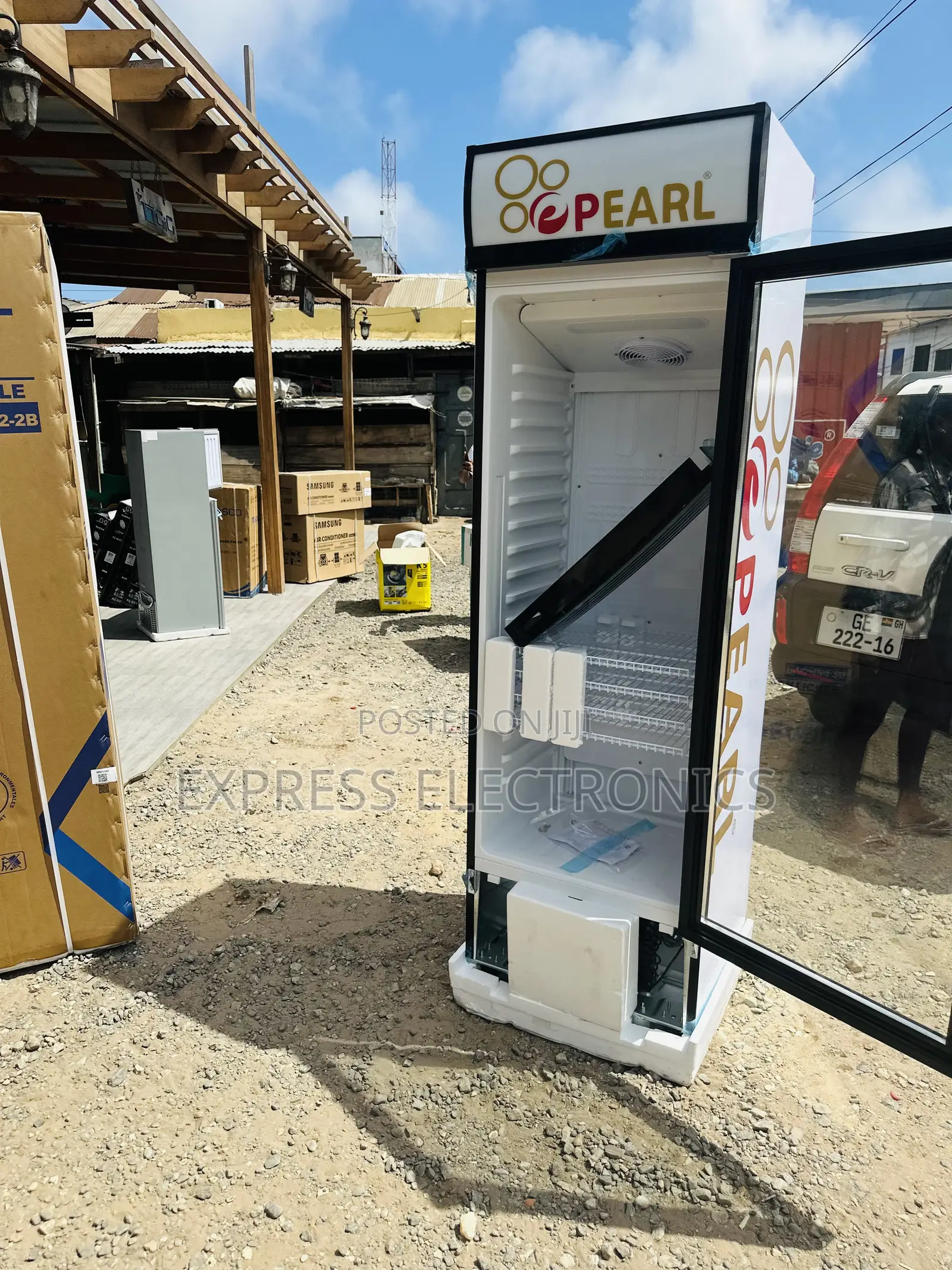 Lovely New Slim Display Fridge Pearl PVC-352 300L