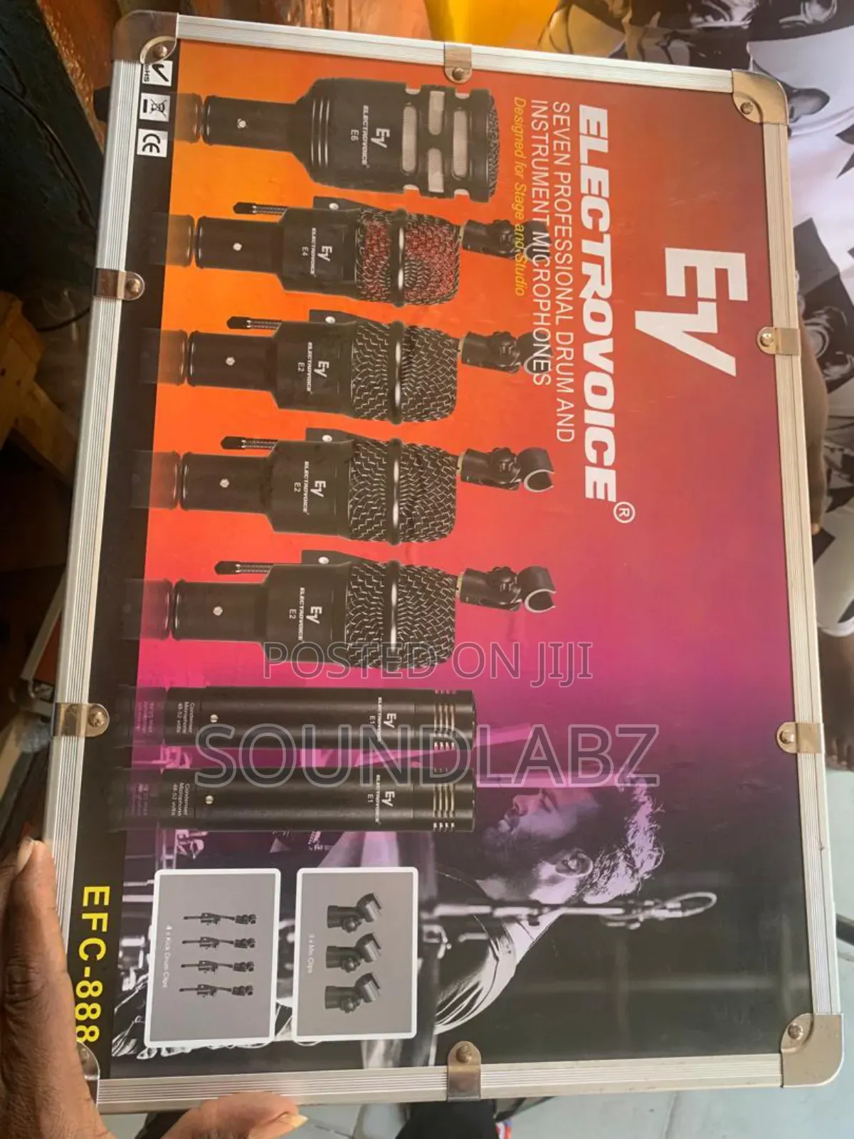 Electro-Voice (EV) 7-Piece Drumset