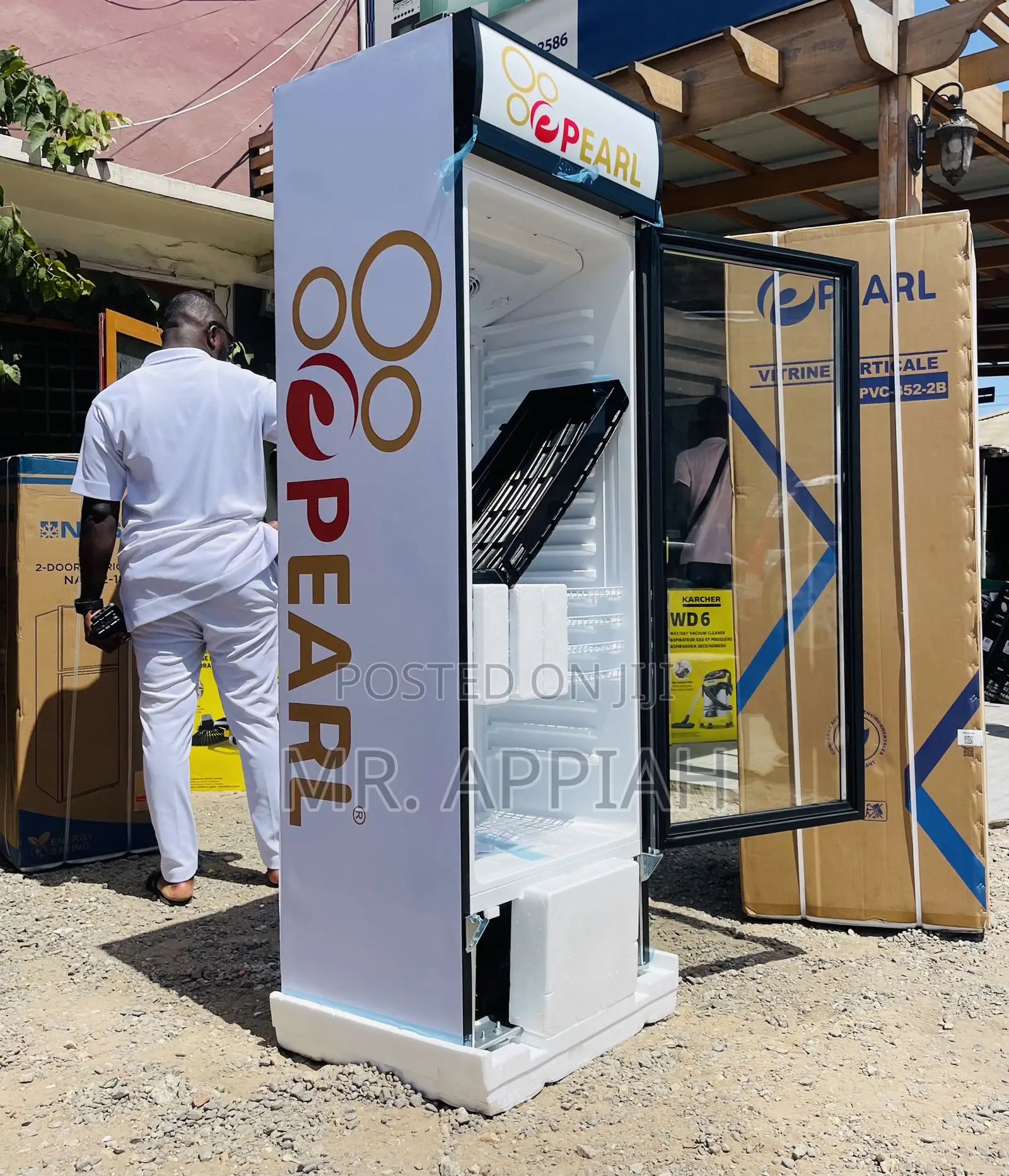 Purchase Adorable Pearl PVC 316 1 Door Beverage Cooler.