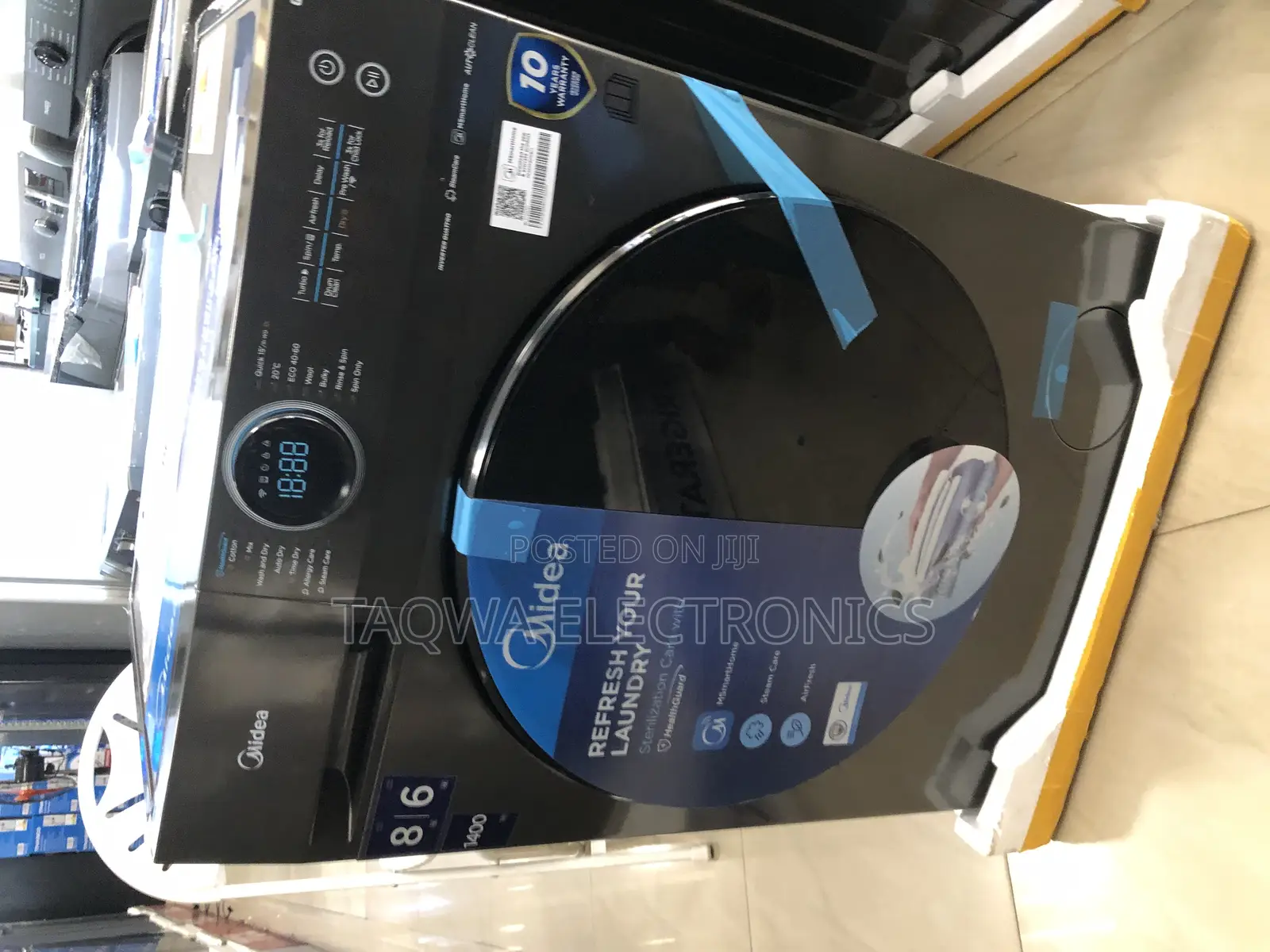 Capacity:8kg Wash,6kg Dryer Midea Full Automatic