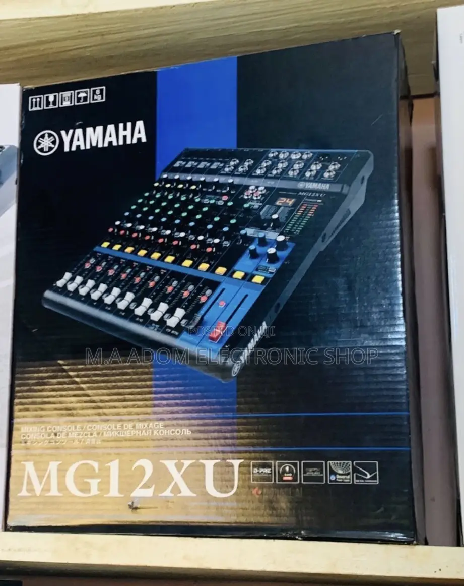 Newly in Stock Yamaha MG12XU 12-Input 4-Bus Mixer + Effect