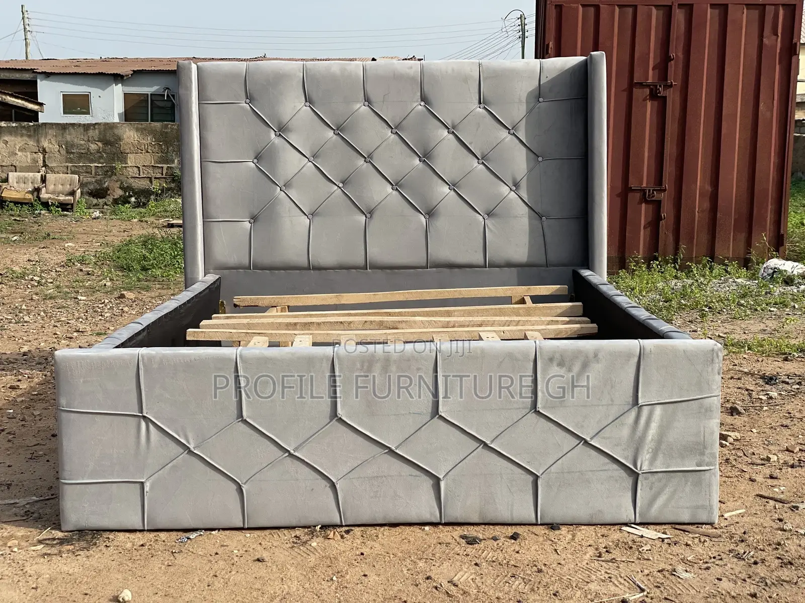 Soculate Double Fabric Bedframe// Durable And Luxurious