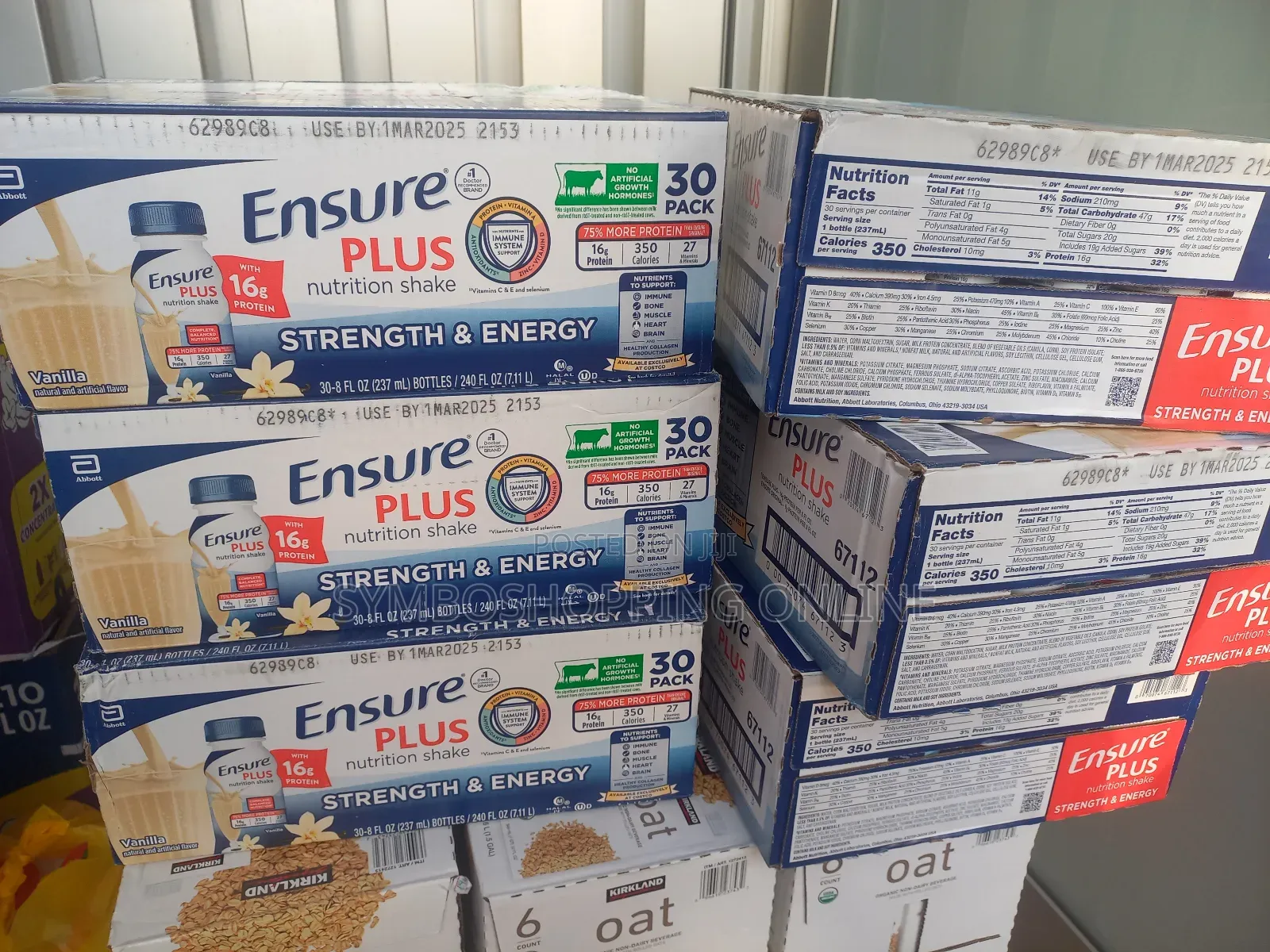 Ensure Plus Nutrition Shake With 16g of Protein 237ml, 30pk