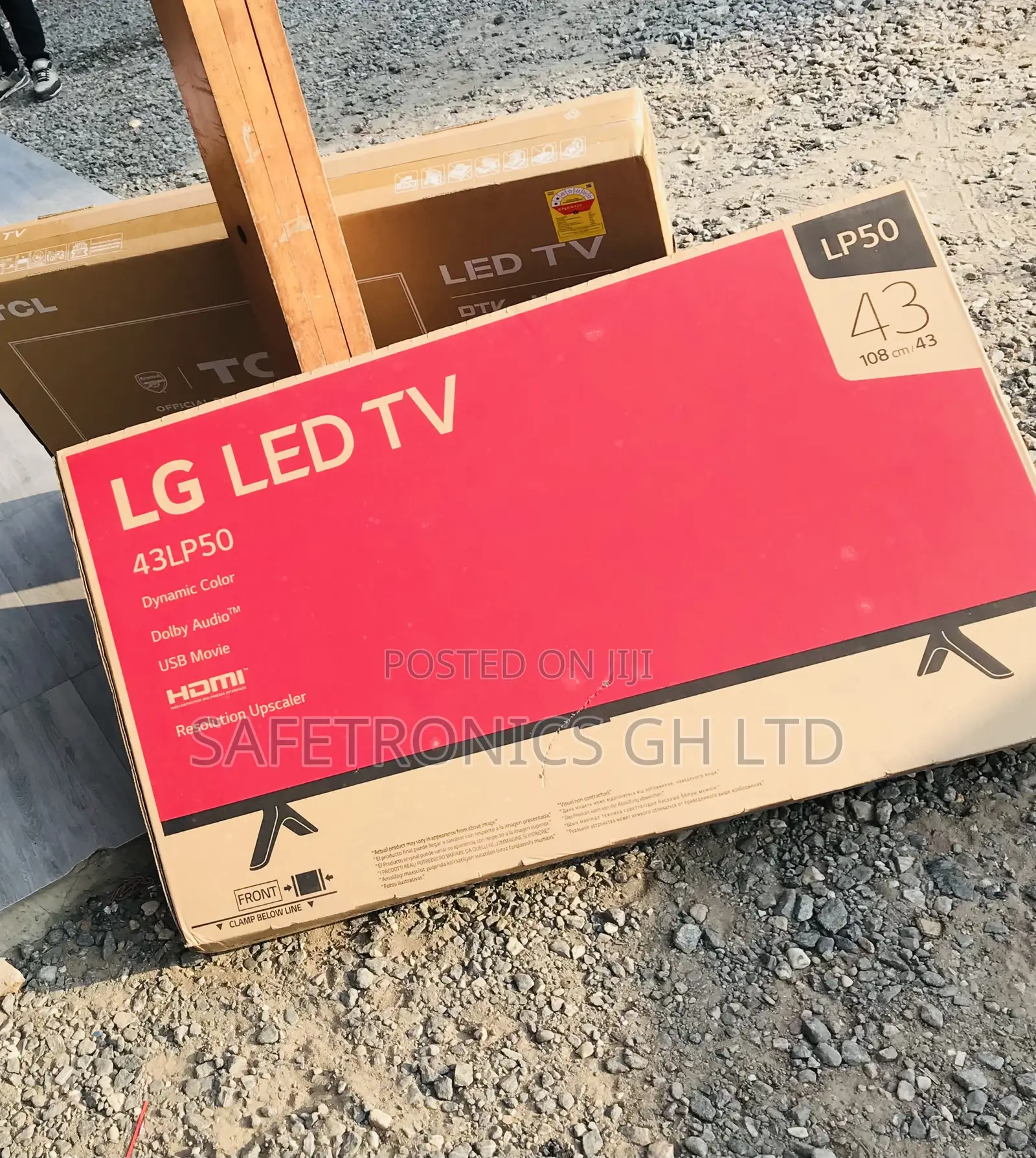Order Sleek 43 Inch LP50 LG Full HD (Black) Tv