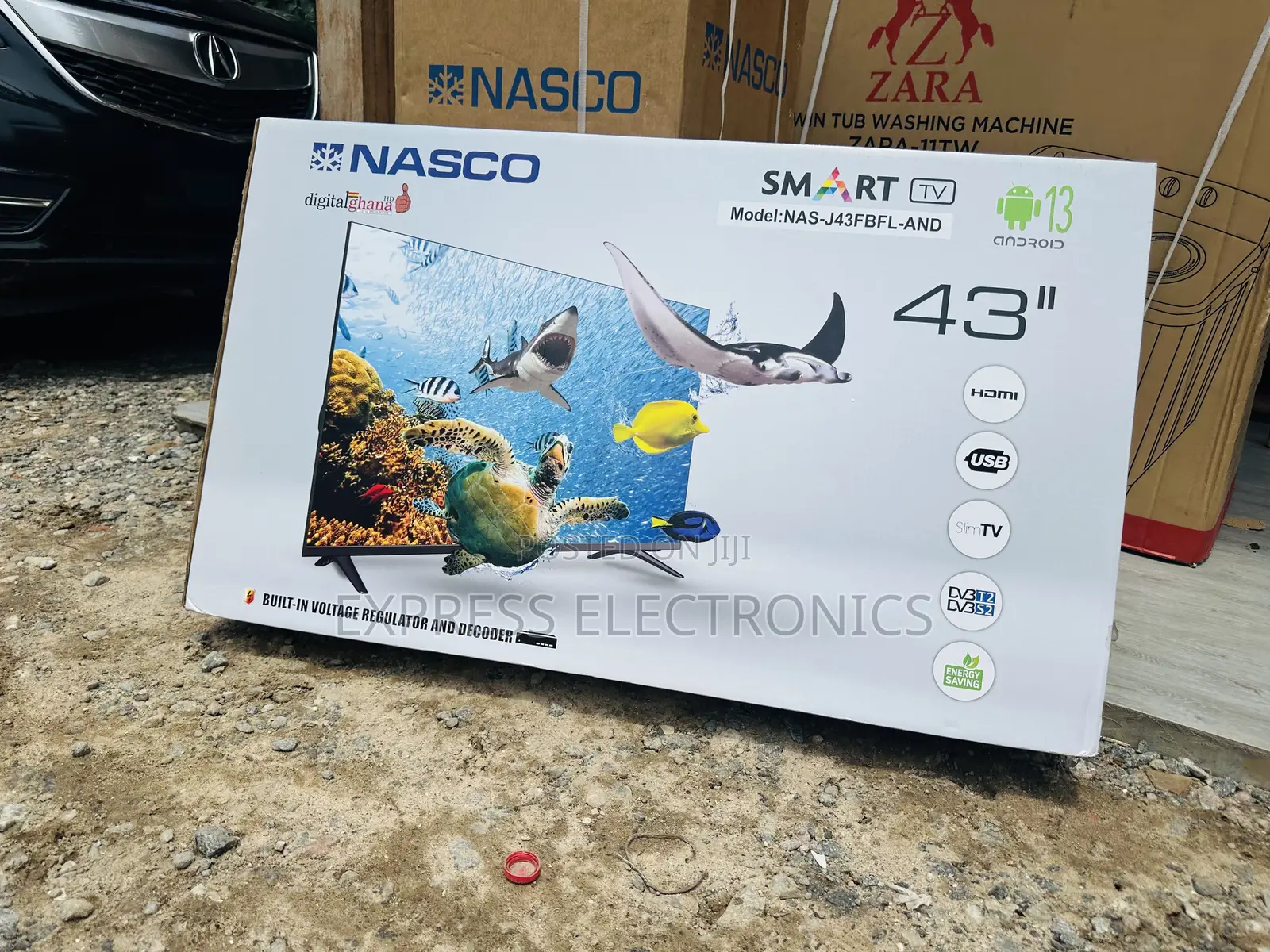Fabulous Job Sleek Smart Nasco 43”Satellites FHD