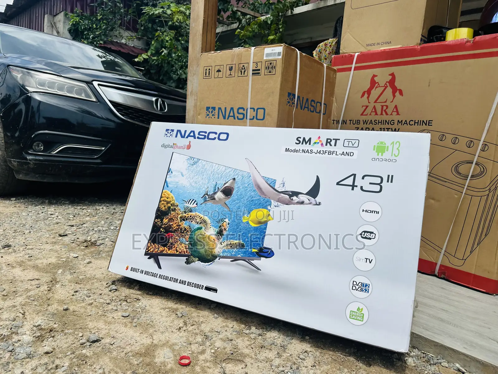 Fabulous Job Sleek Smart Nasco 43”Satellites FHD