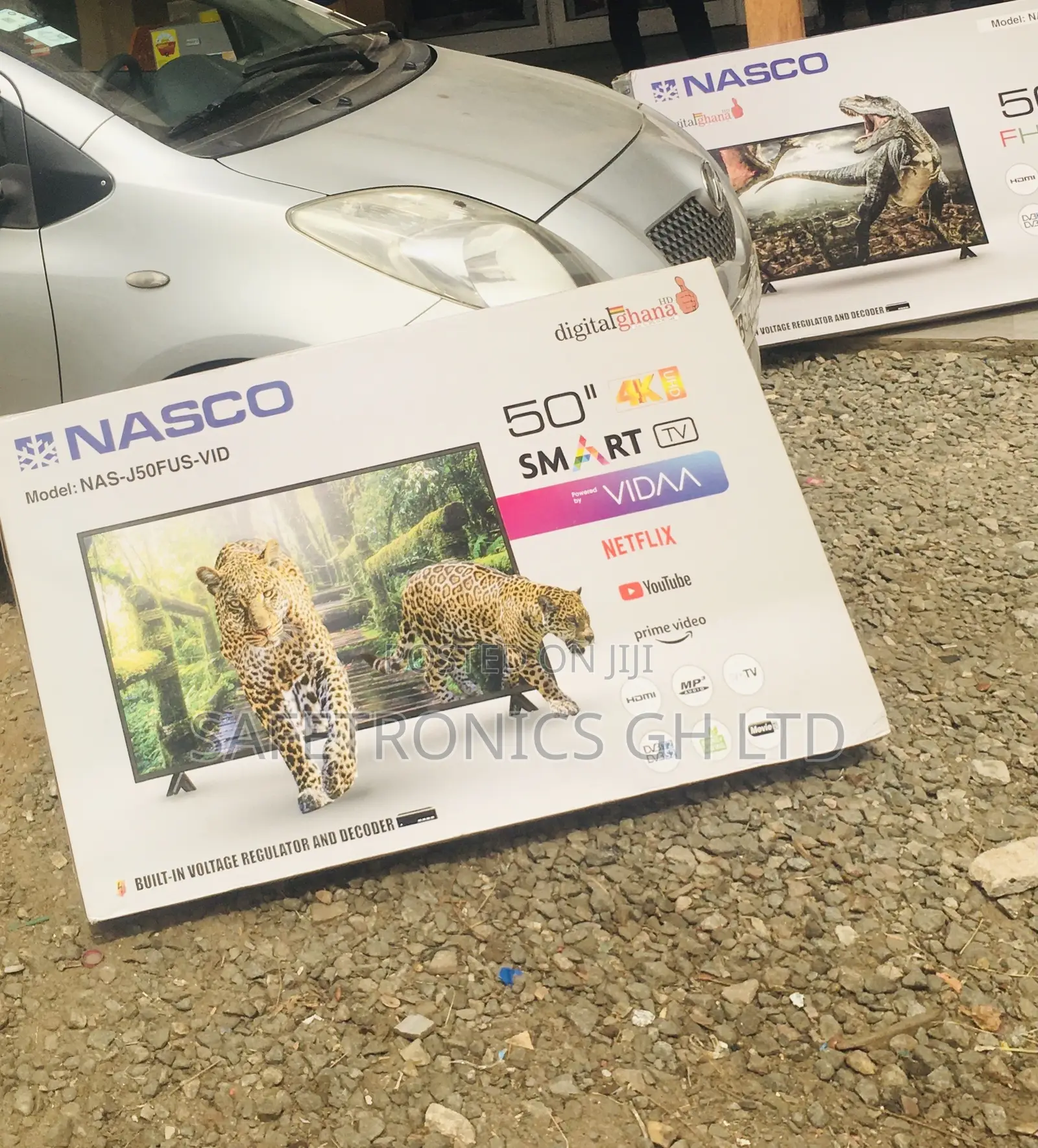 Order 50 Inch Smart Led Nasco UHD Tv (Black)