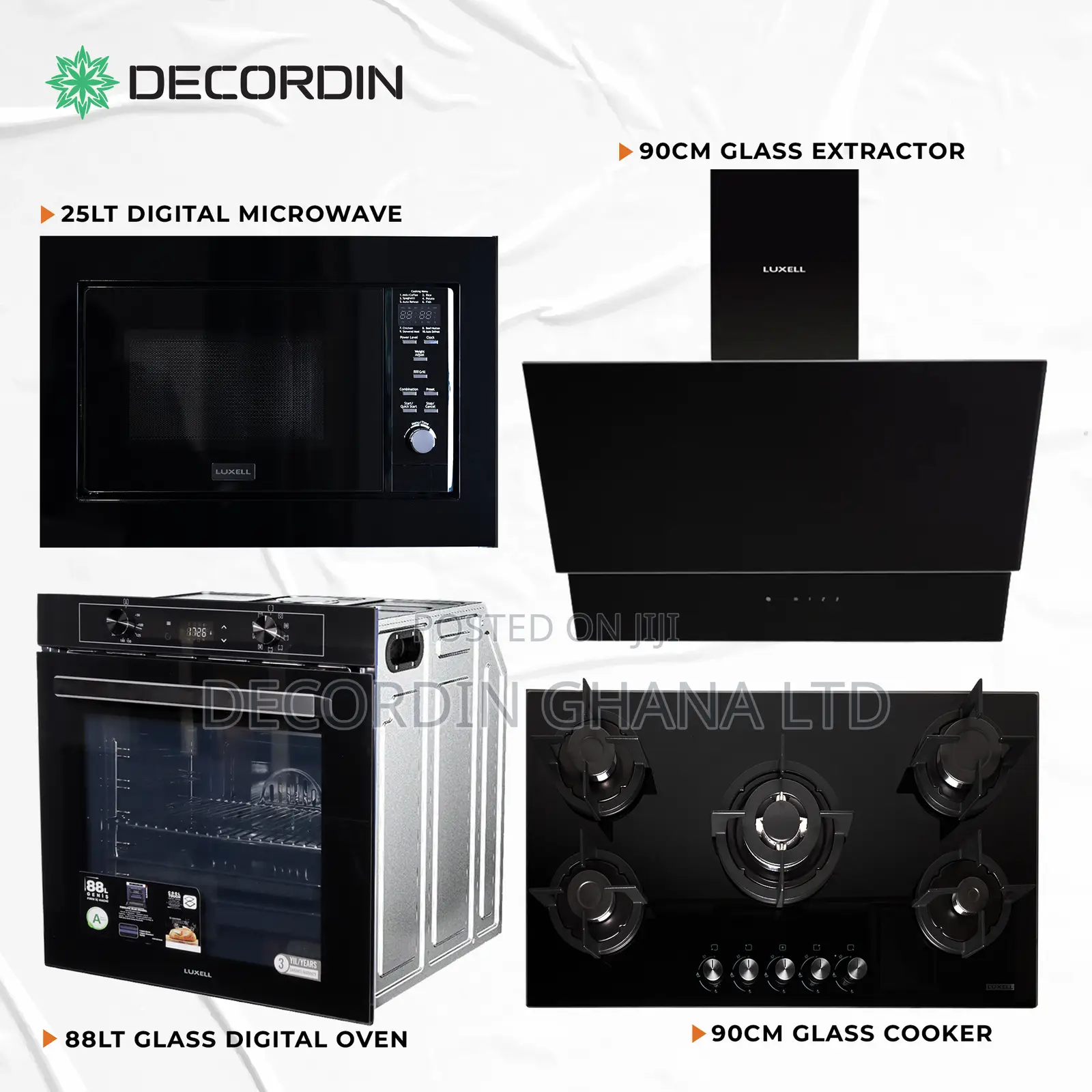 90cm Set With 88l Digital Oven and 25l Microwave