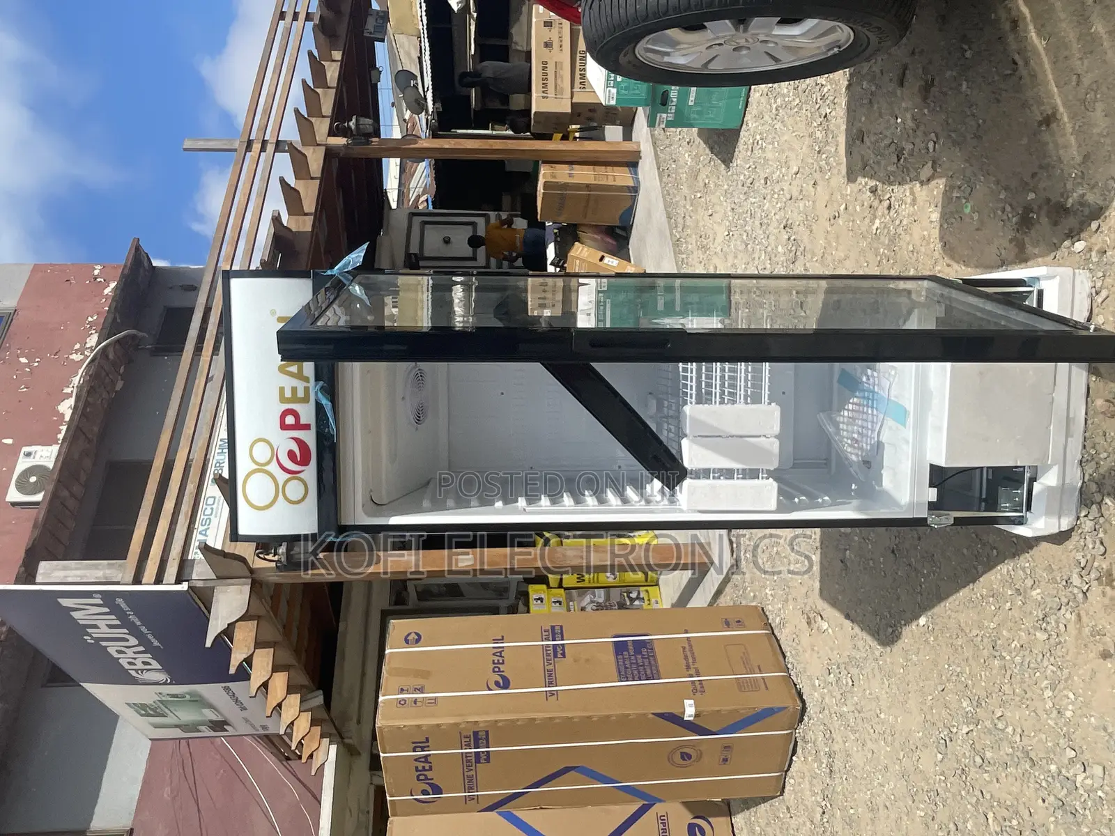 Reliable Pearl PVC-424 Display Singledoor Glass Fridge