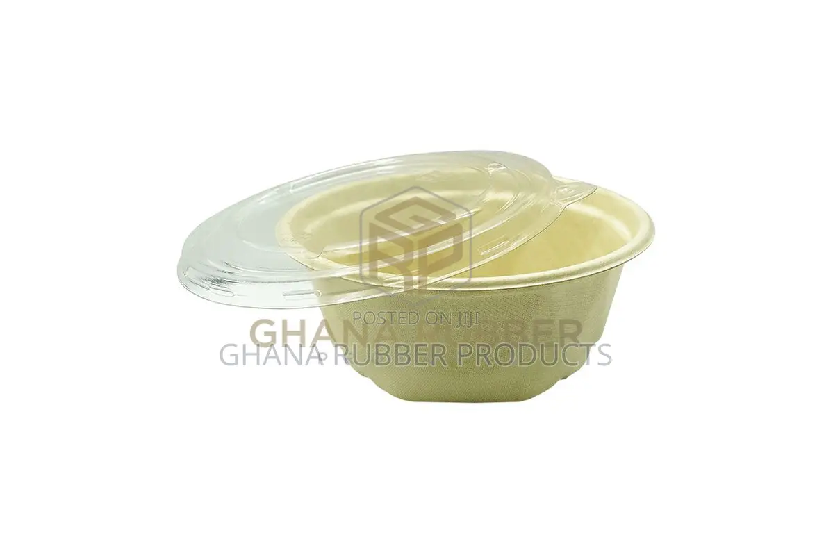 Bagasse Diamond Bowls + Lids 750ml (300pcs)