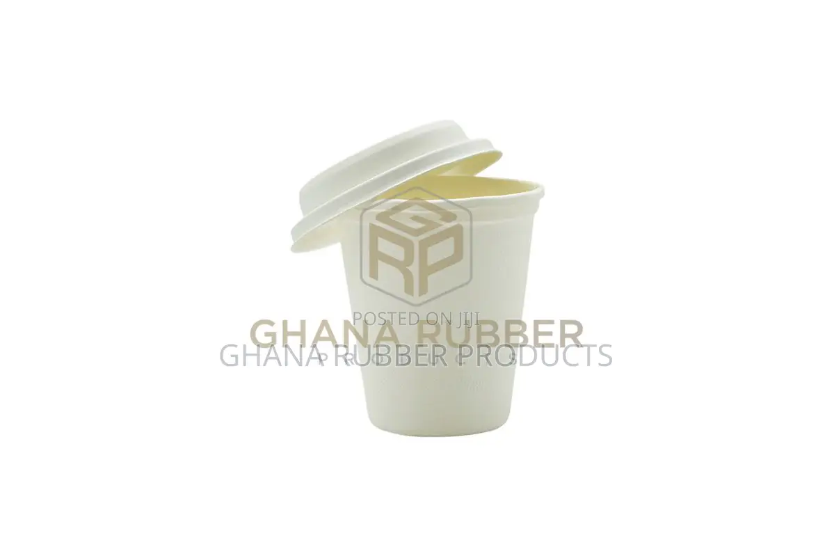 Bagasse Drinking Cups + Lids 12oz (1000pcs)