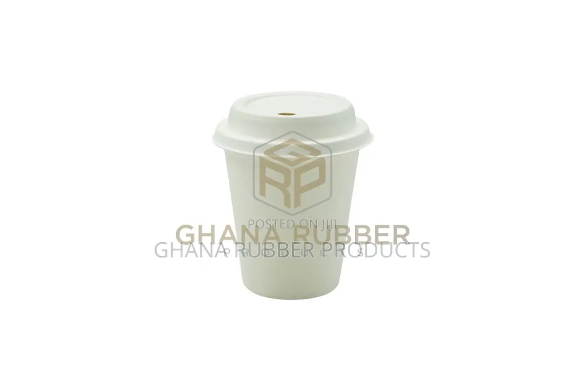 Bagasse Drinking Cups + Lids 12oz (1000pcs)