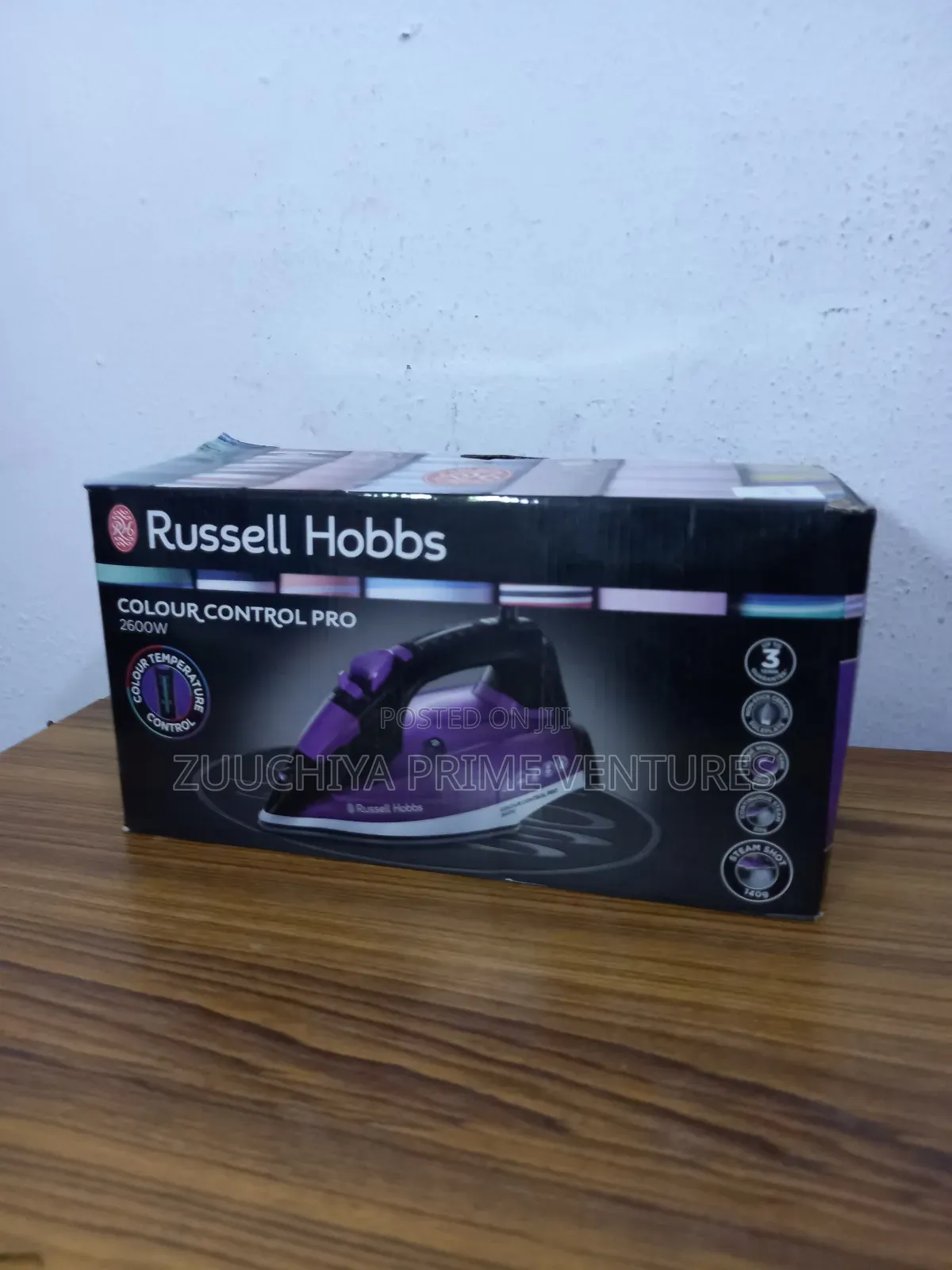 2600w/2400w Russell Hobbs Colour Control Steam Iron/Uk
