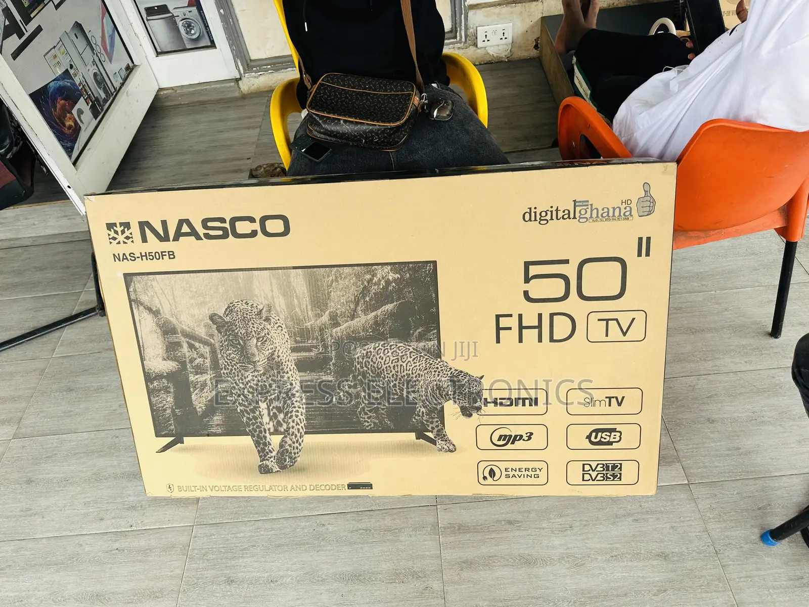 True Color Cinema FHD Satellite Nasco 50” Tv 