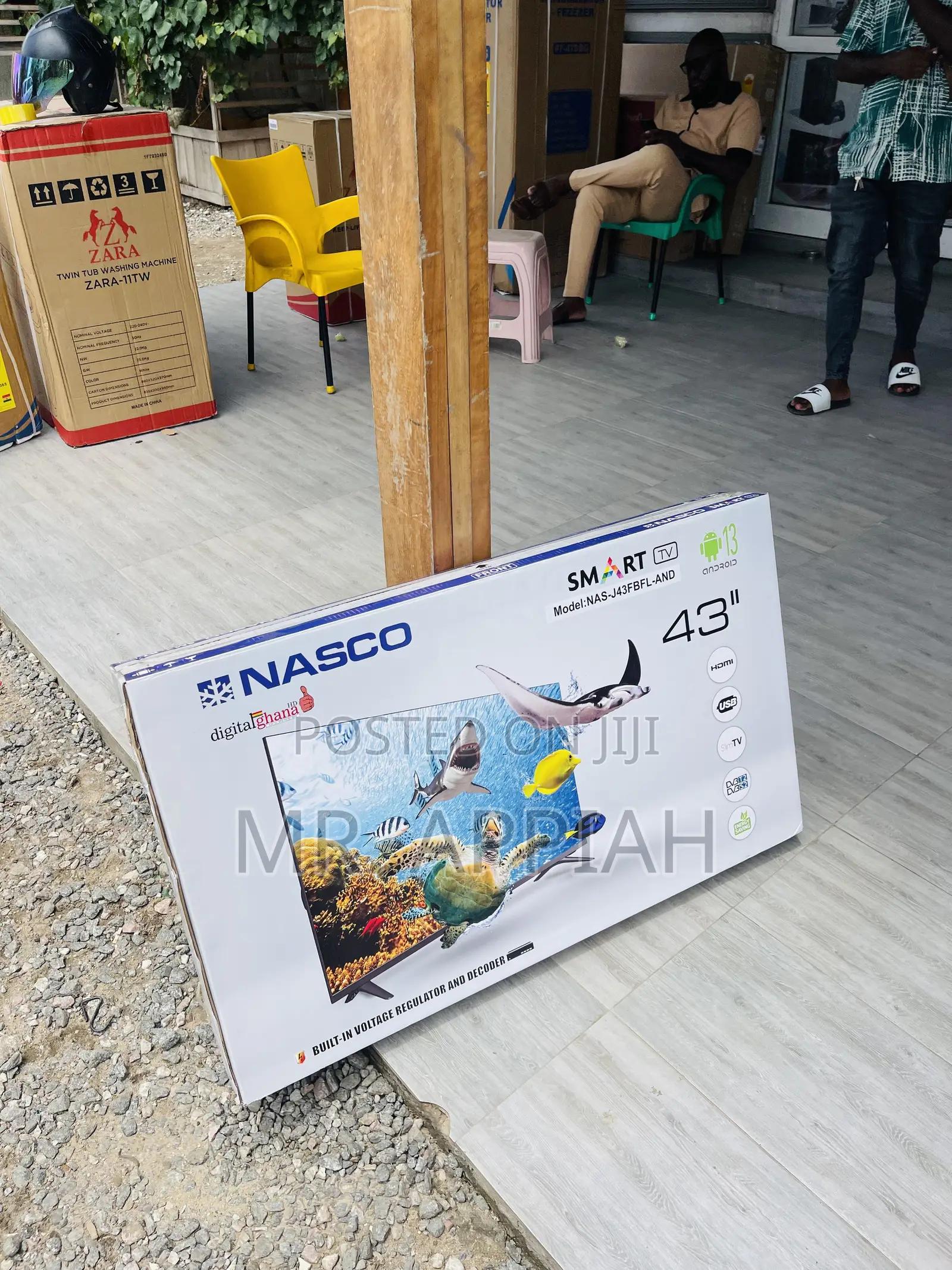 Original Nasco 43 Inch Digital Satellite Smart Television.