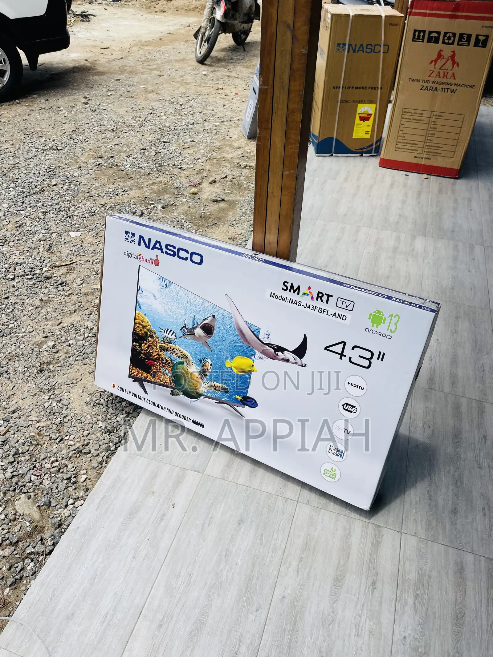 Unique Design Nasco 43 Inch Smart Digital Satellite Tv.