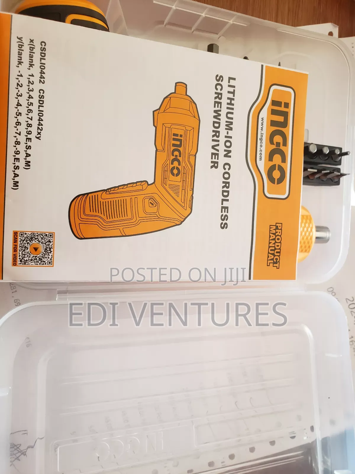 Ingco Lithium Ion Cordless Screw Driver (Csdli0442)