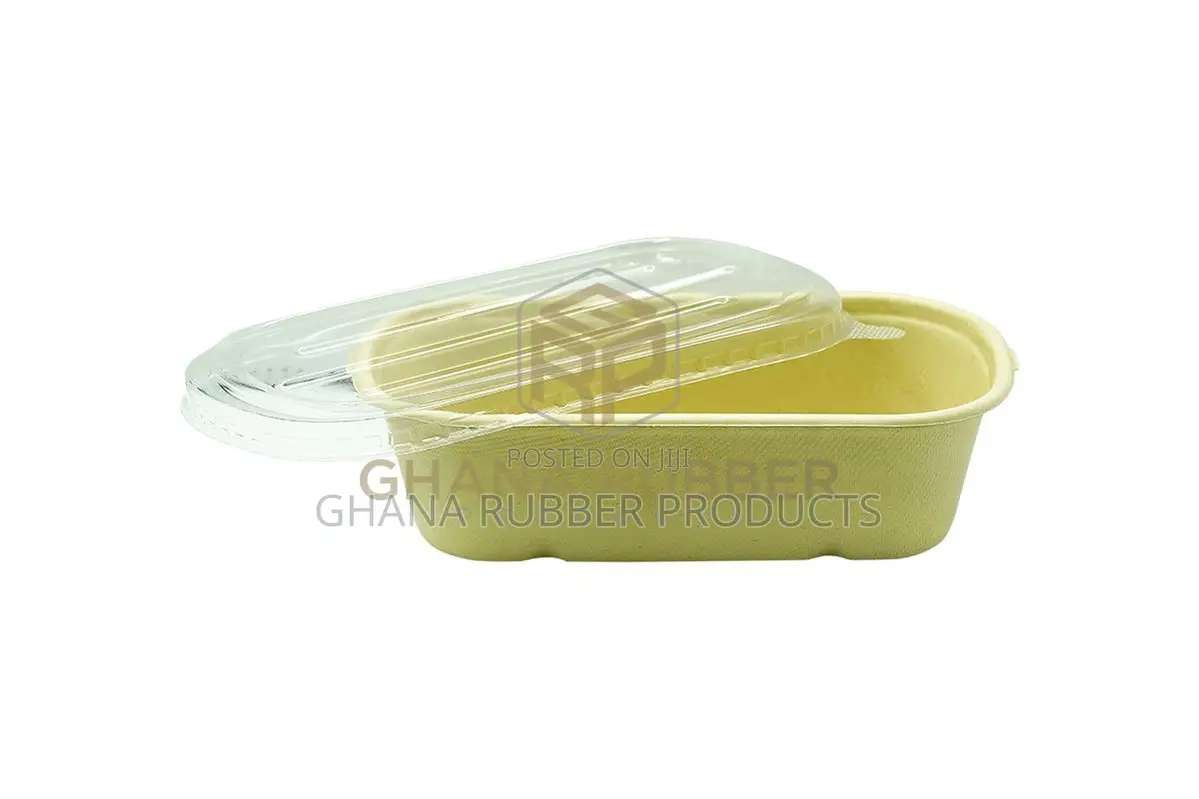 Bagasse Oval Bowls + Lids 700ml (500pcs)