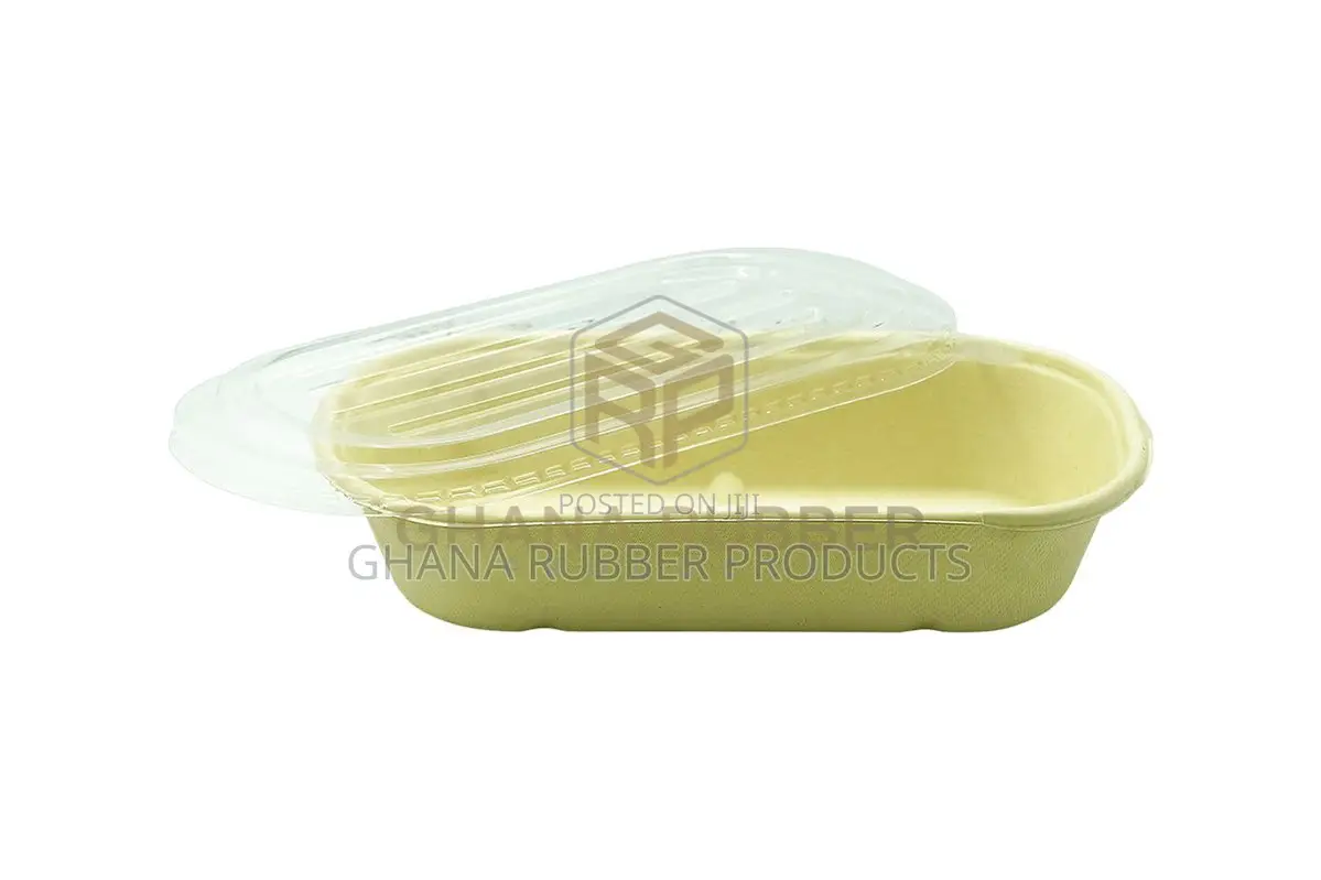 Bagasse Oval Bowls + Lids 850ml (500pcs)