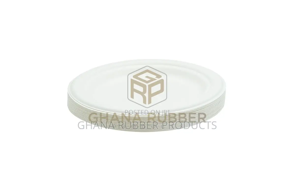 Bagasse Round Plates 7-Inches (1000pcs)