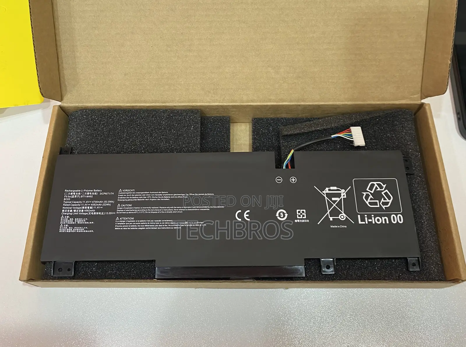 Original Msi Battery For Katana 15 Bty-m492