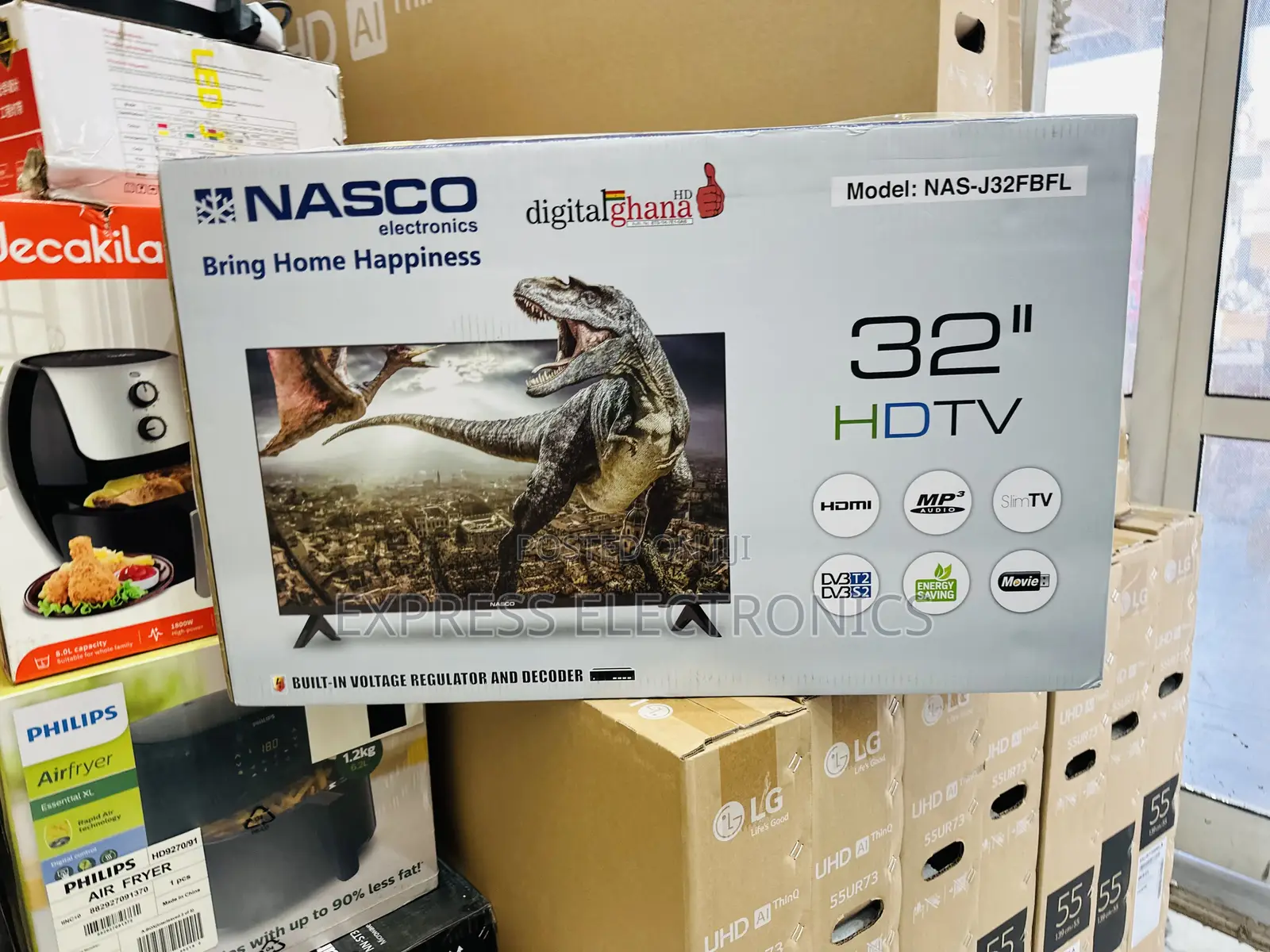 Rich Display FHD Satellite Nasco 32” Television