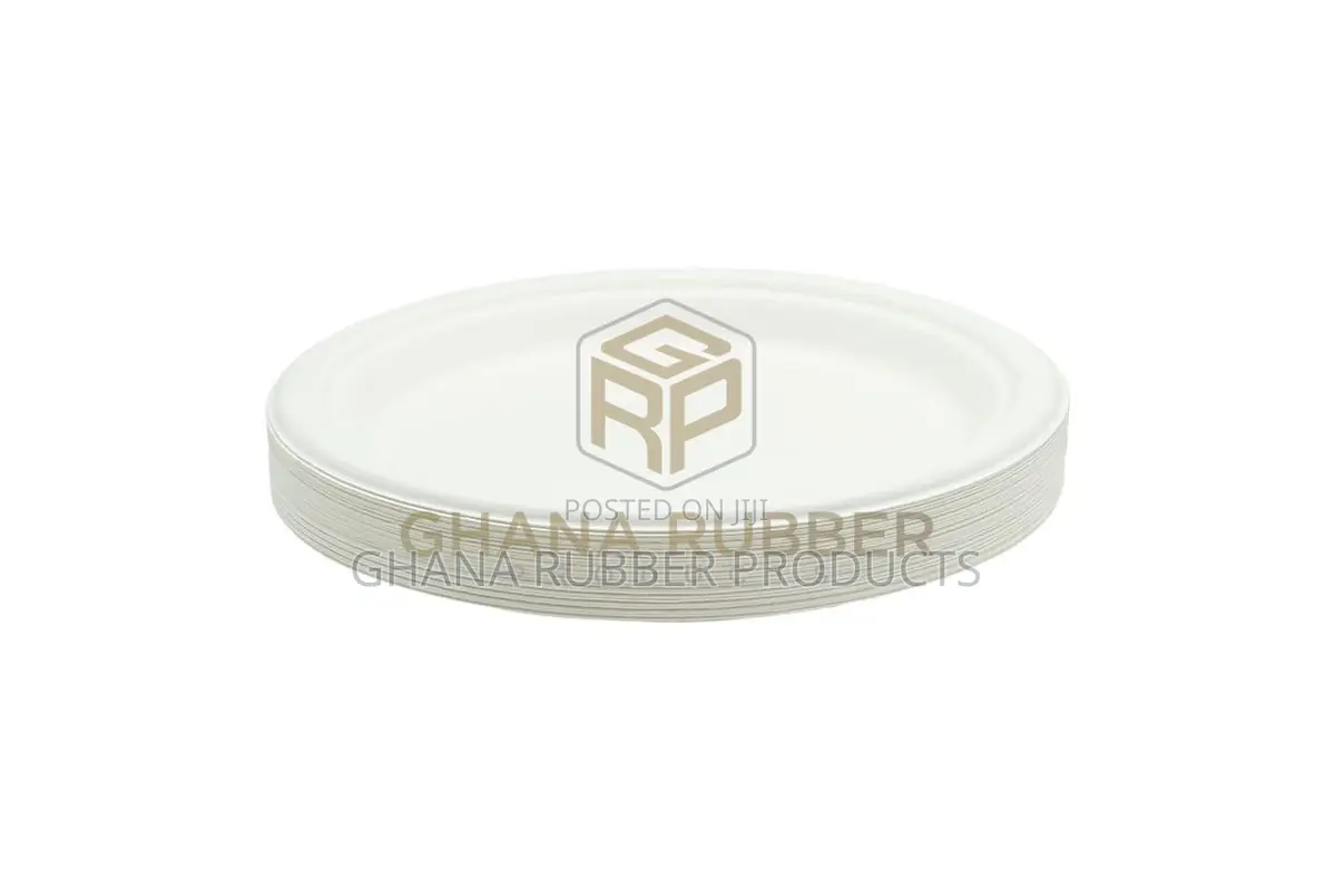 Bagasse Round Plates 9-Inches (500pcs)