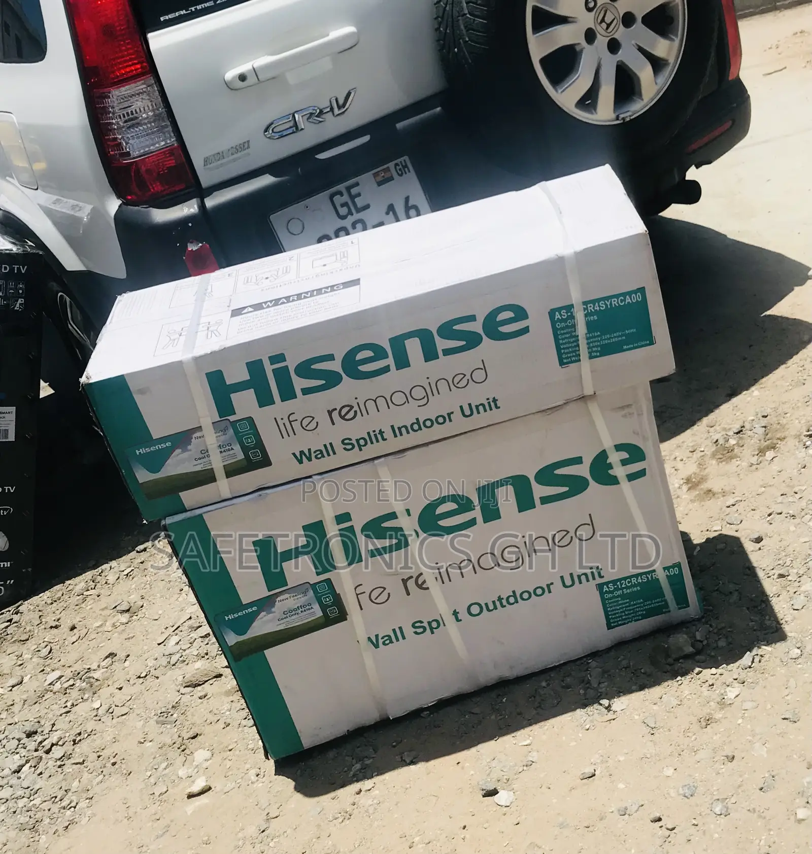 Grab White Hisense 2.5 Horse Power Airconditioner White