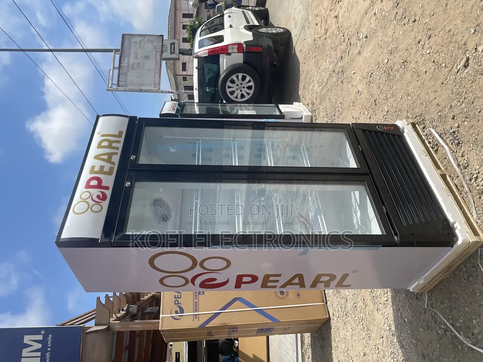 Pearl 500liters Double Door Display Fridge PVC-622-2B