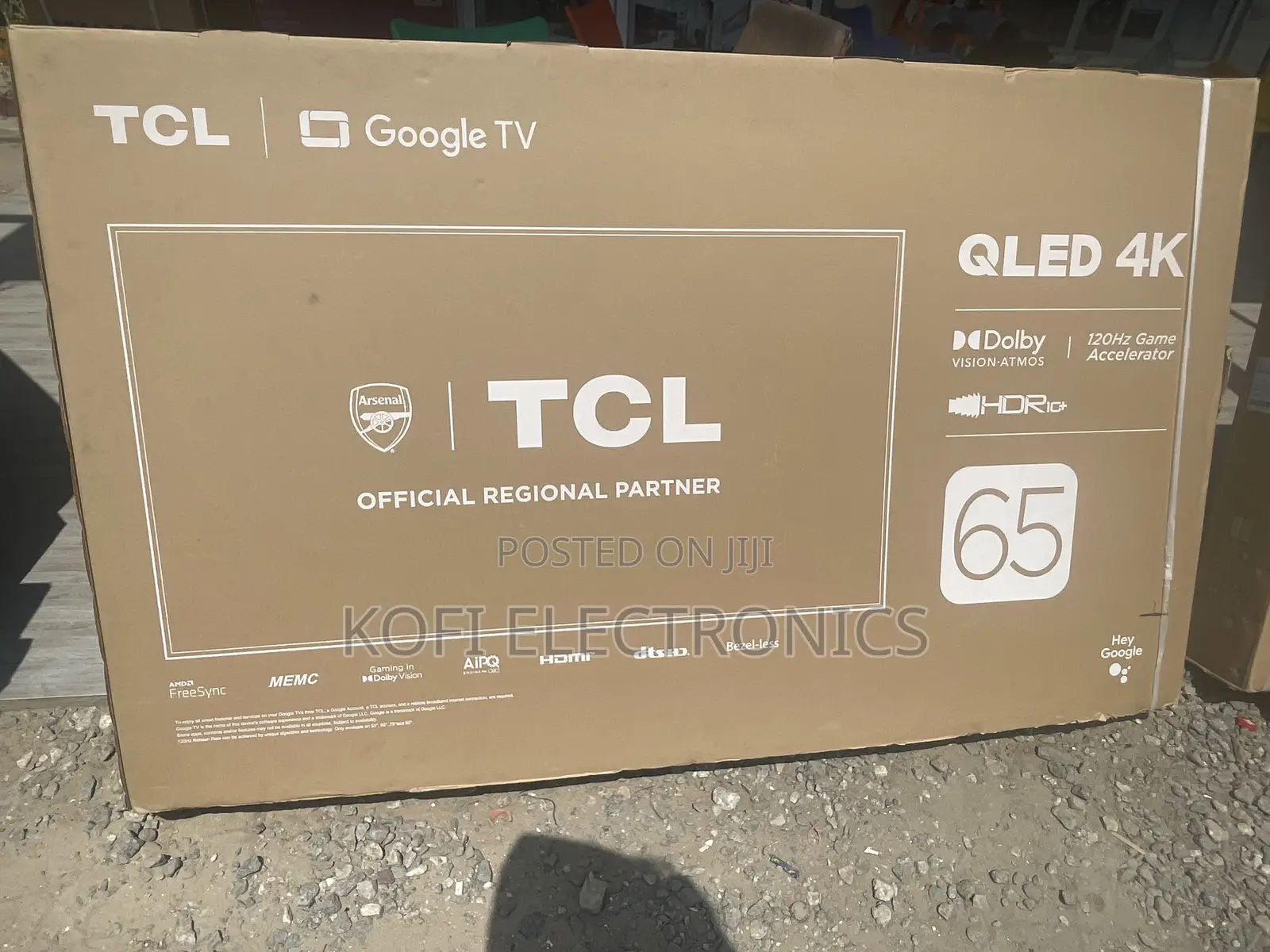 Fast Friendly Delivery-TCL 65" Qled Smart Google Tv
