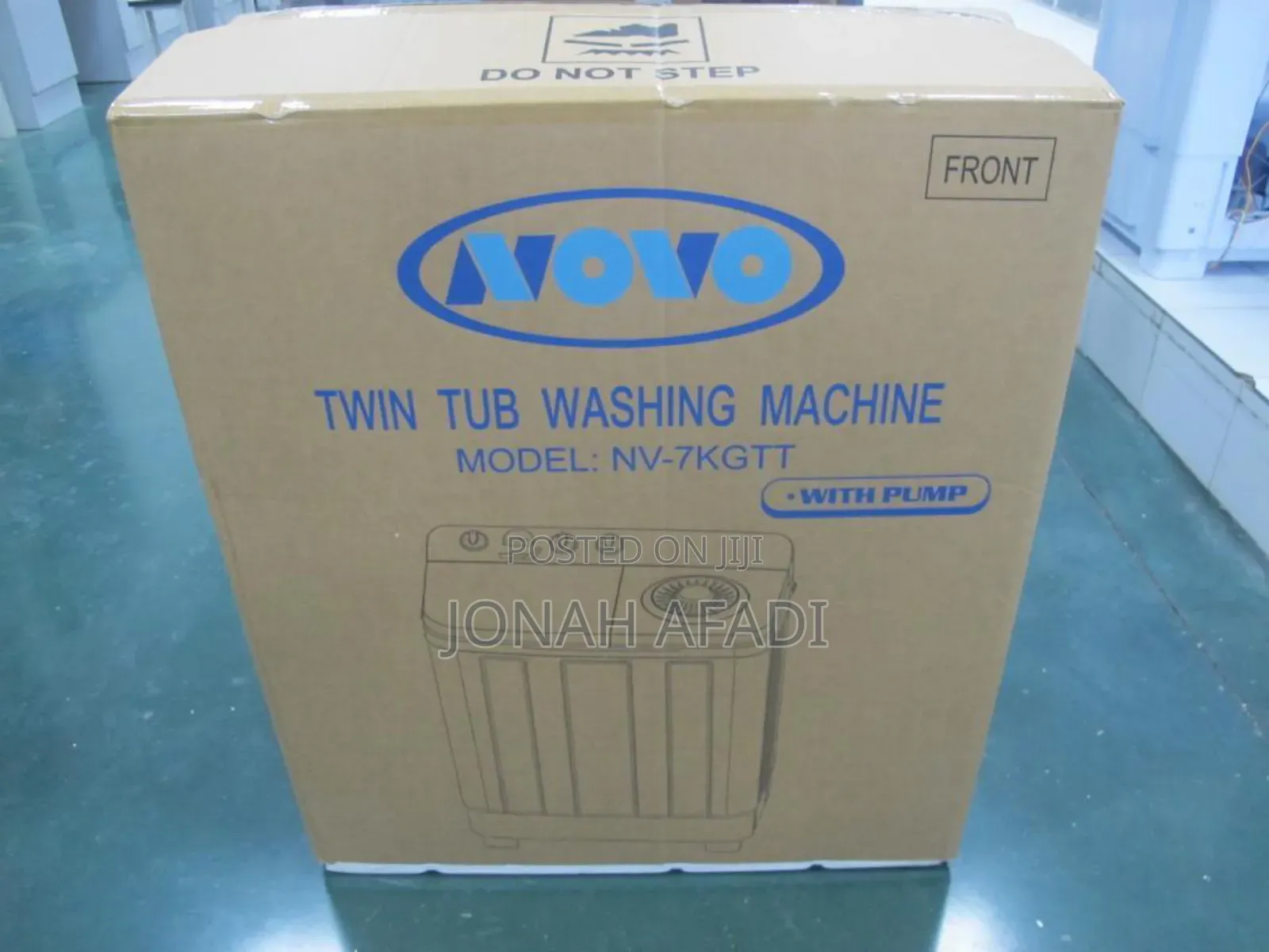 Novo 7kg Twin Tub Semi Automatic Washing Machine Nv-7kgtt