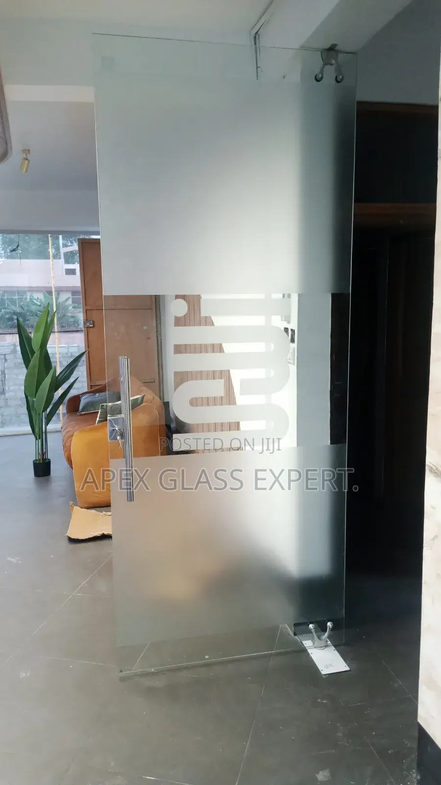 Glass Door Installed by Apexglassexpertteam.