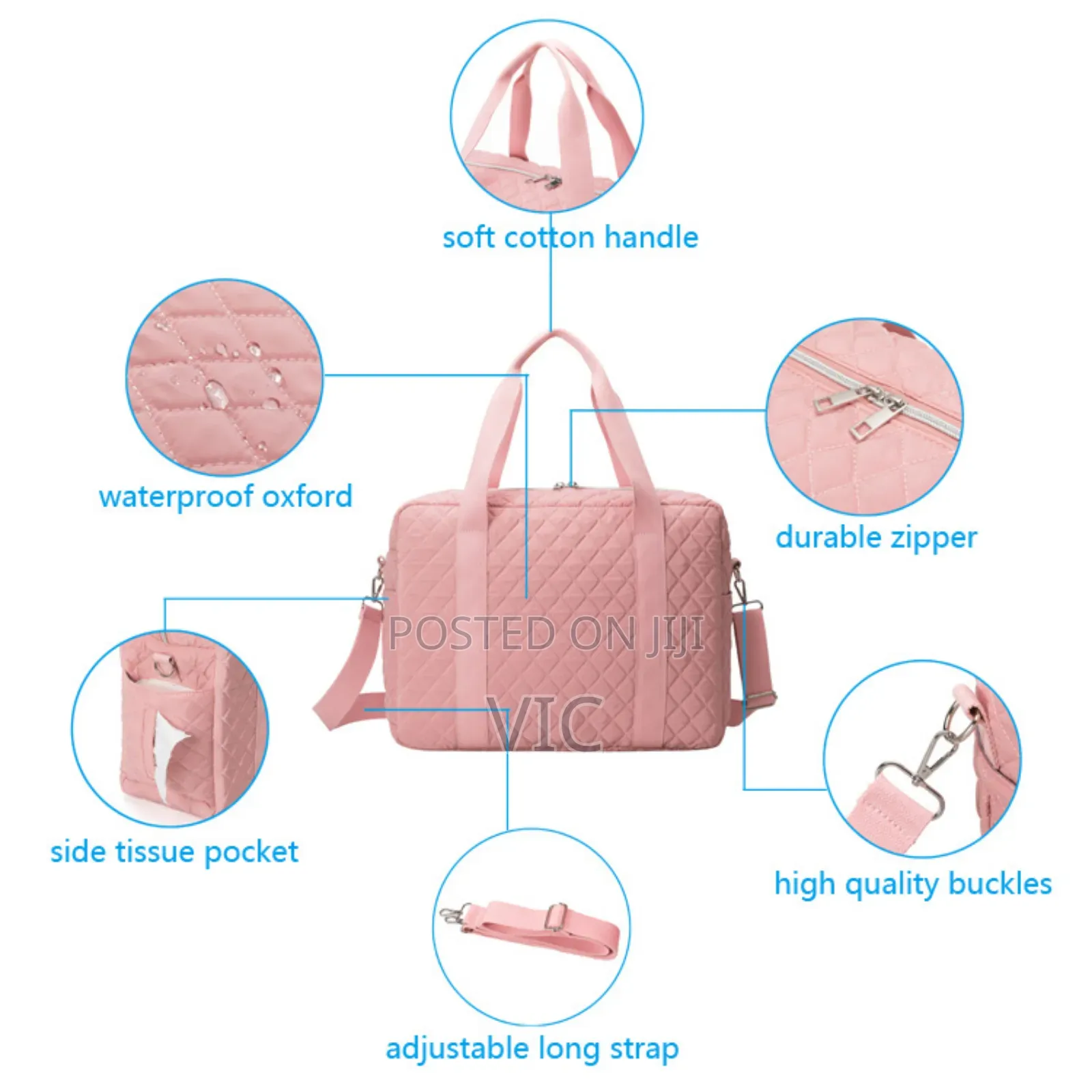 Maternity Diaper Bag With a Changing Mat