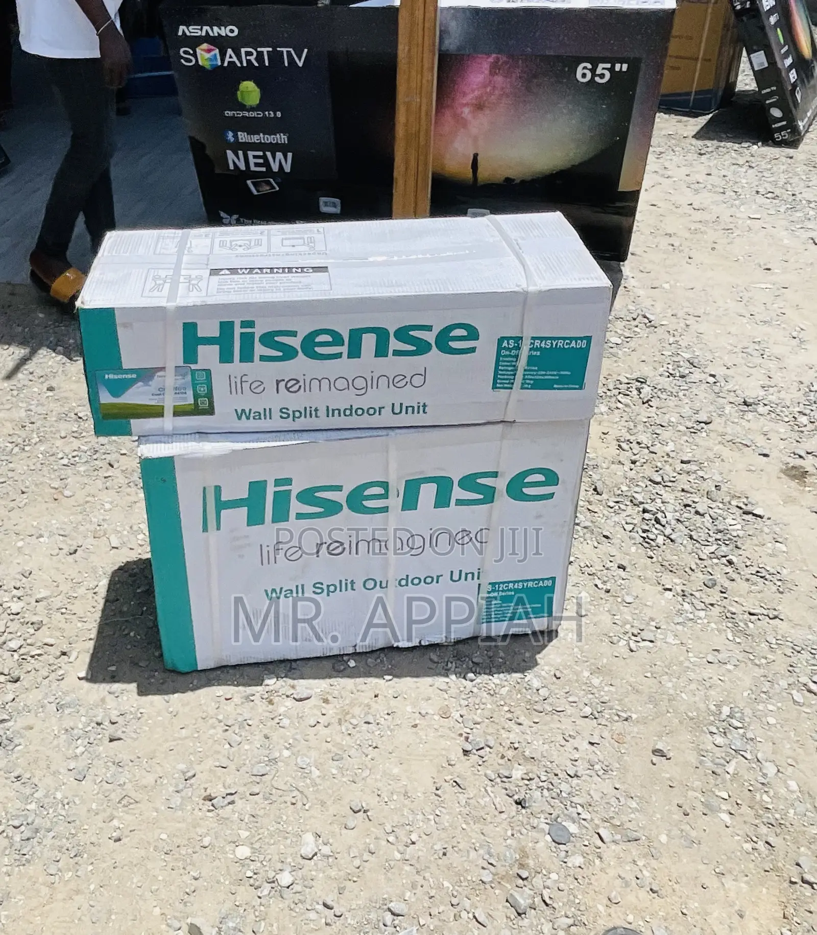 Get Hisence 2.5hp Non Inverter Air Conditioner.