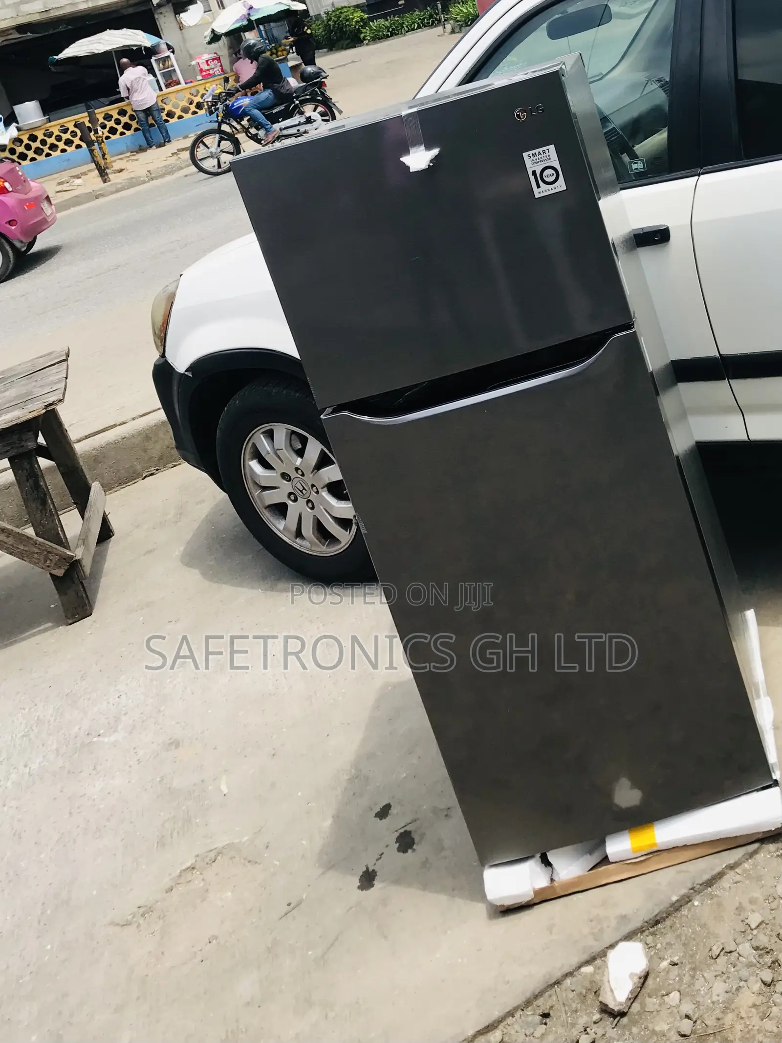 : Order Unique GN-B202SQBB 2 Doors Gray Topfreezer Fridge 