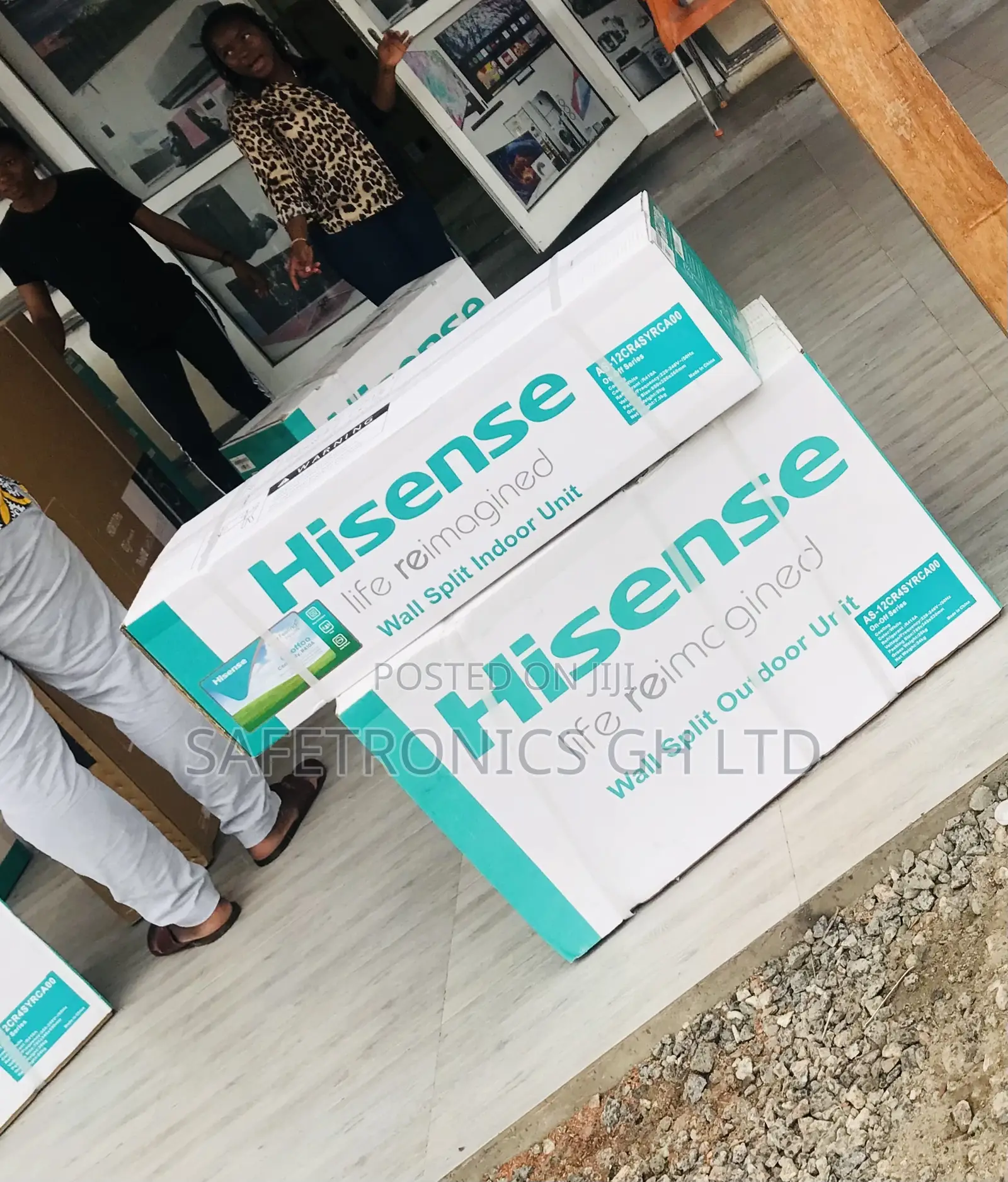 “ Hisense 2.5 Hp Brand New Split Type White Ac