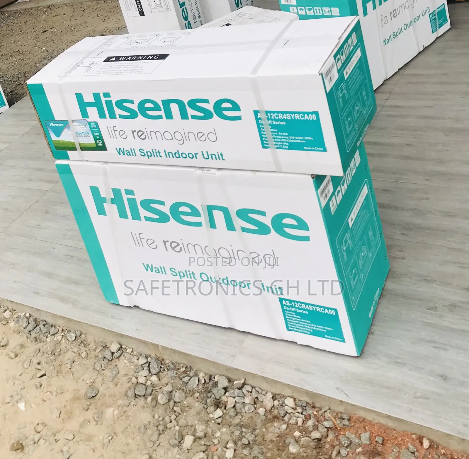 Hisense Neatly Sealed 2.5 Hp: White Split Gas Ac