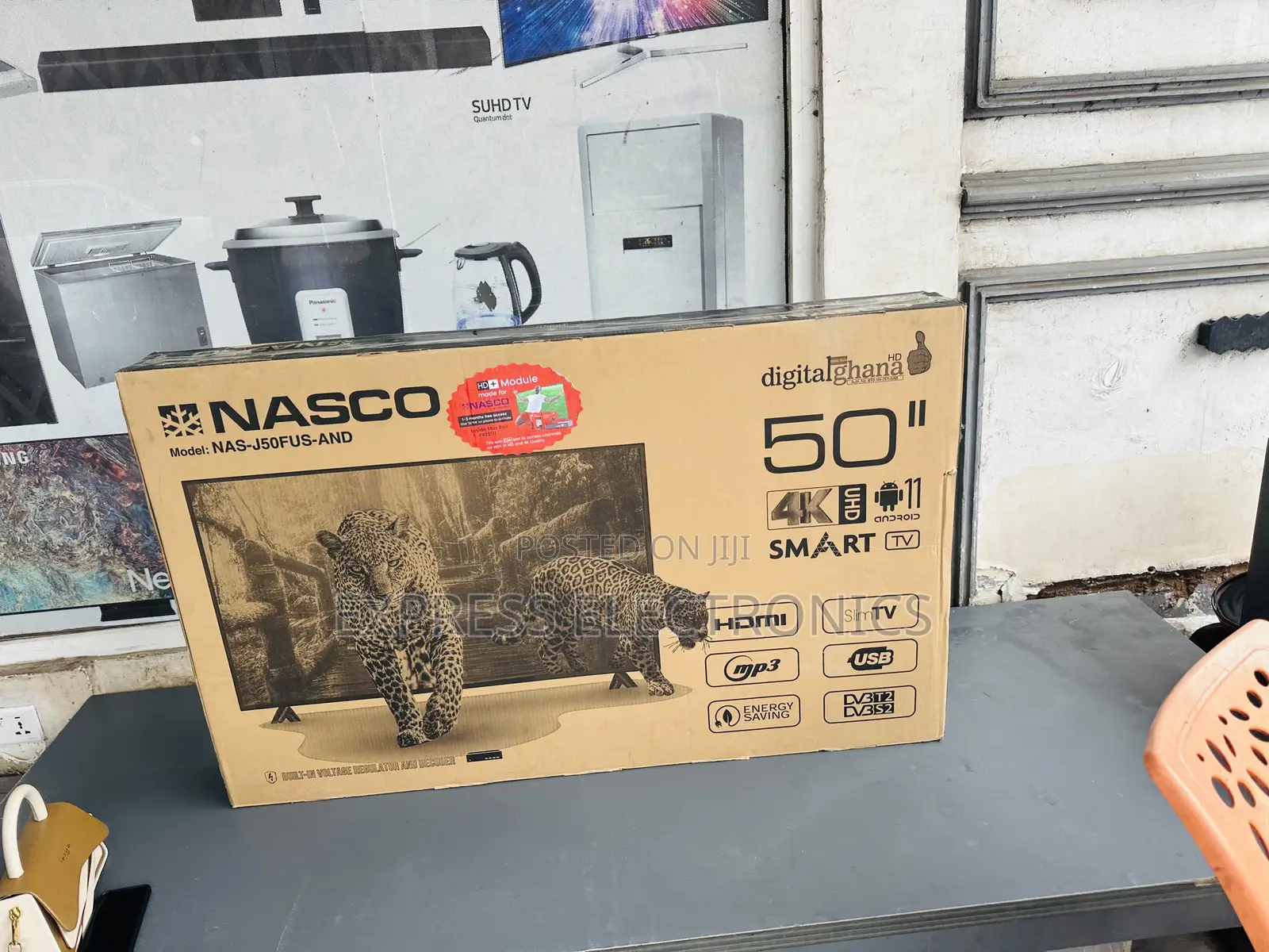 Rich Display FHD Smart Satellite Nasco 50”Television