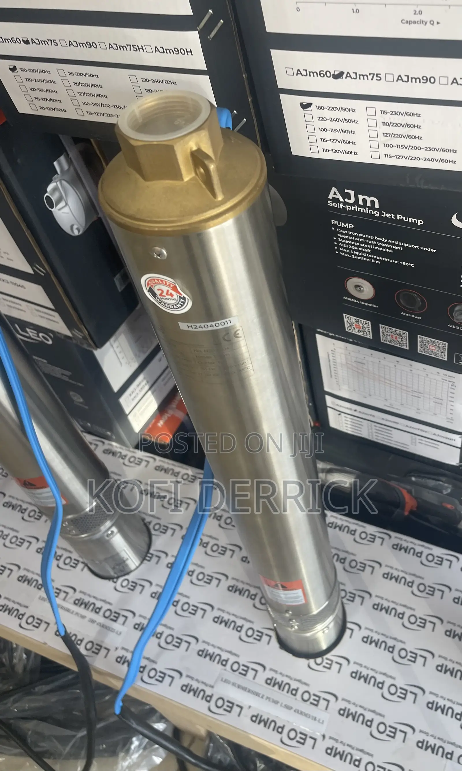 Borehole Pump - 1.5hp Leo Borehole Pump