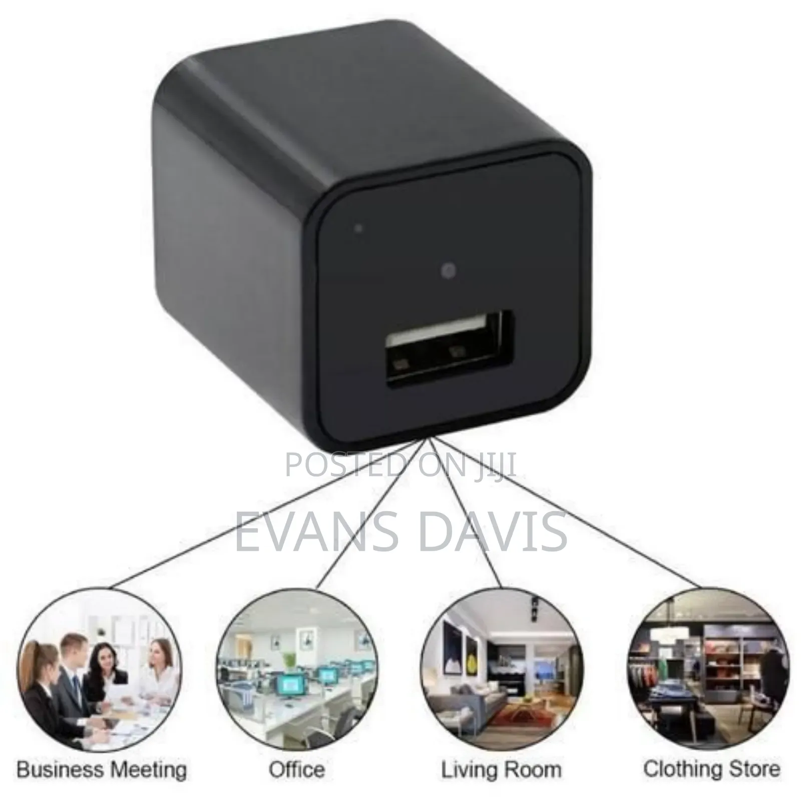 WIFI/ Remote View Spy USB Charger Camera